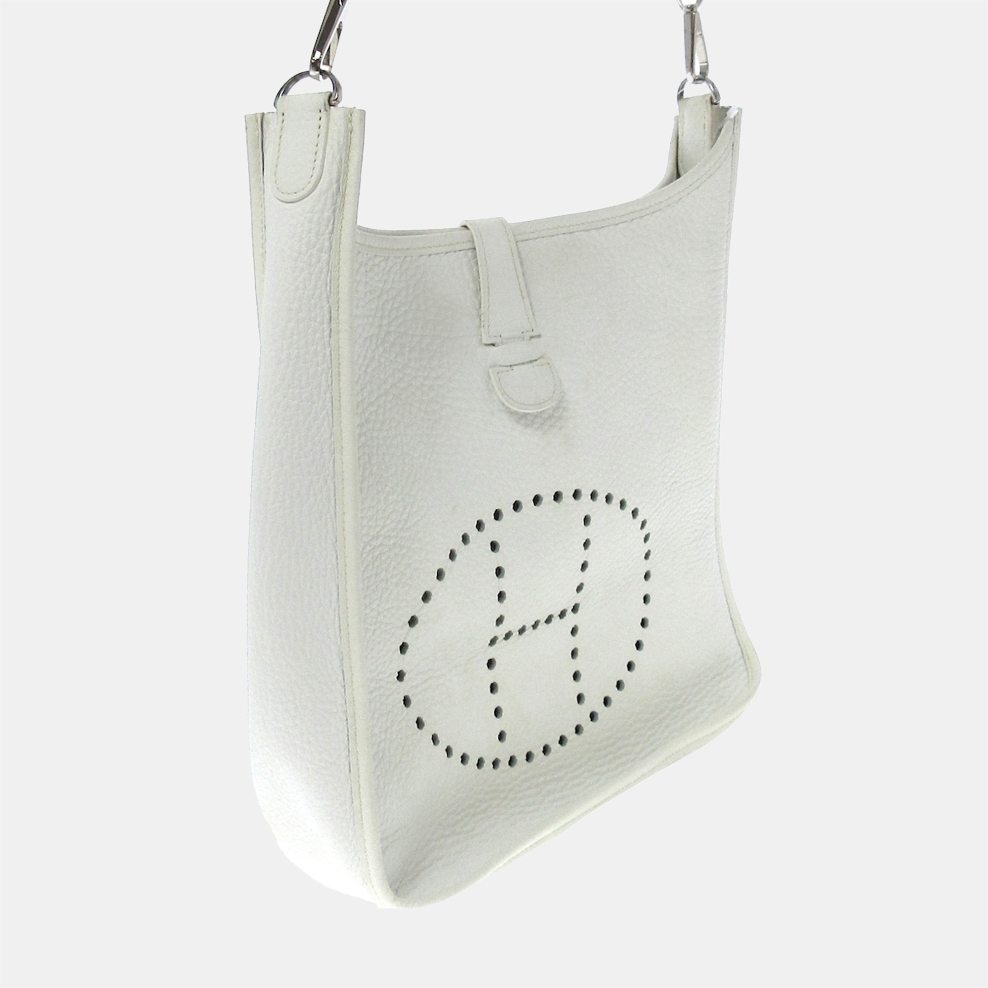 

Hermes White Evelyne GM