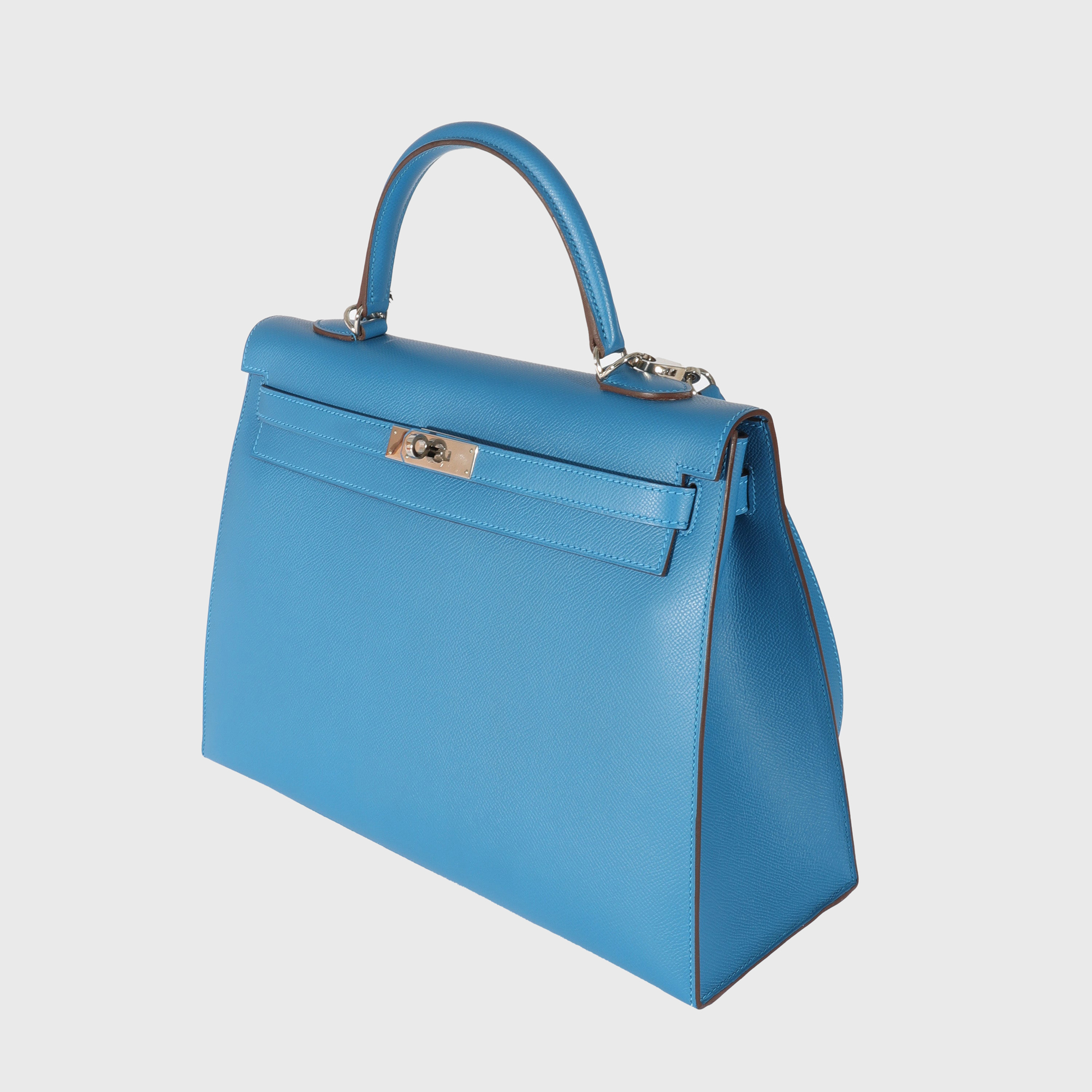 

Hermes Epsom Bleu Izmir Sellier Kelly 35 PHW, Blue