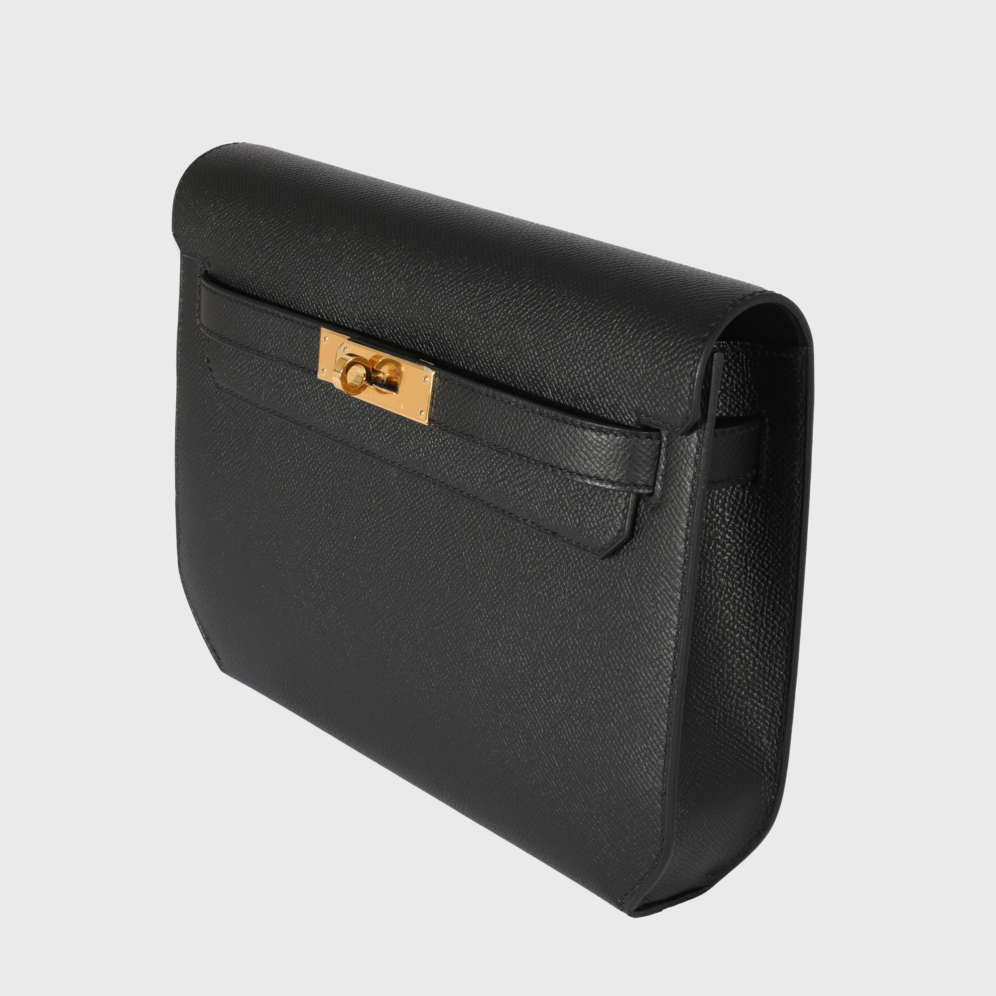 

Hermes Epsom Kelly Depeche Pouch 25 GHW, Black