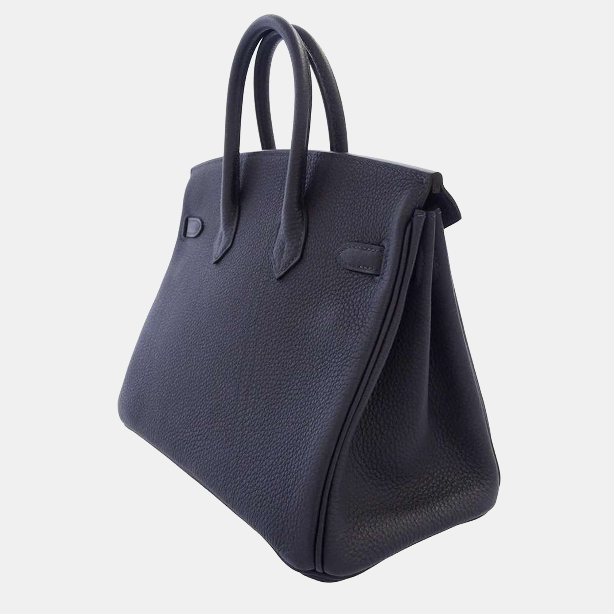 

Hermes Blue Togo Leather Gold Hardware Birkin 25 Bag