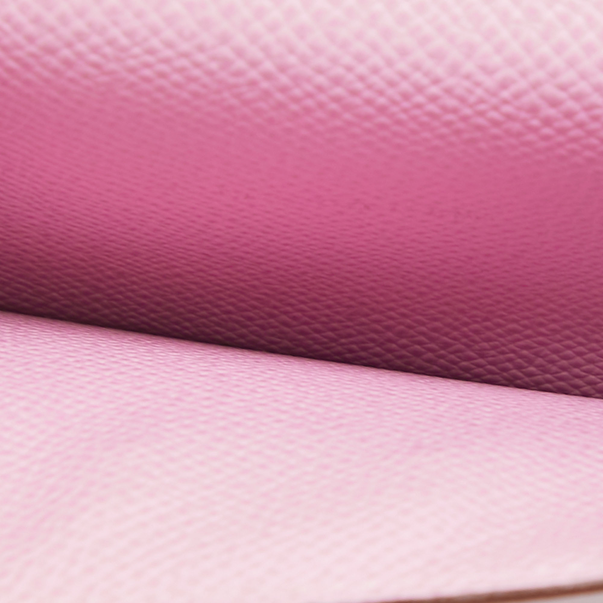 

Hermes Mauve Sylvestre Epsom Leather Kelly Pocket Compact Wallet, Pink