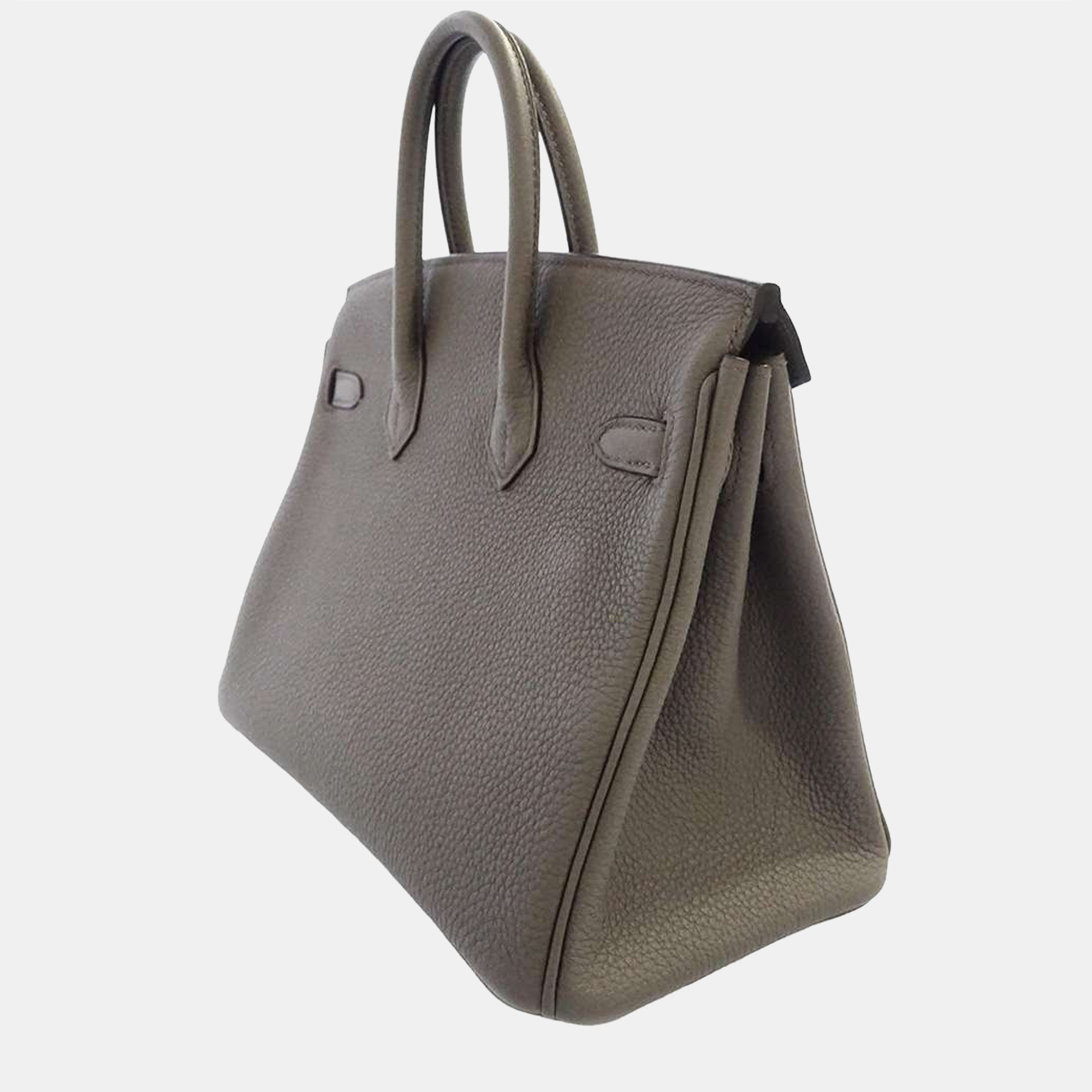 

Hermes Grey Togo Leather Gold Hardware Birkin 25 Bag