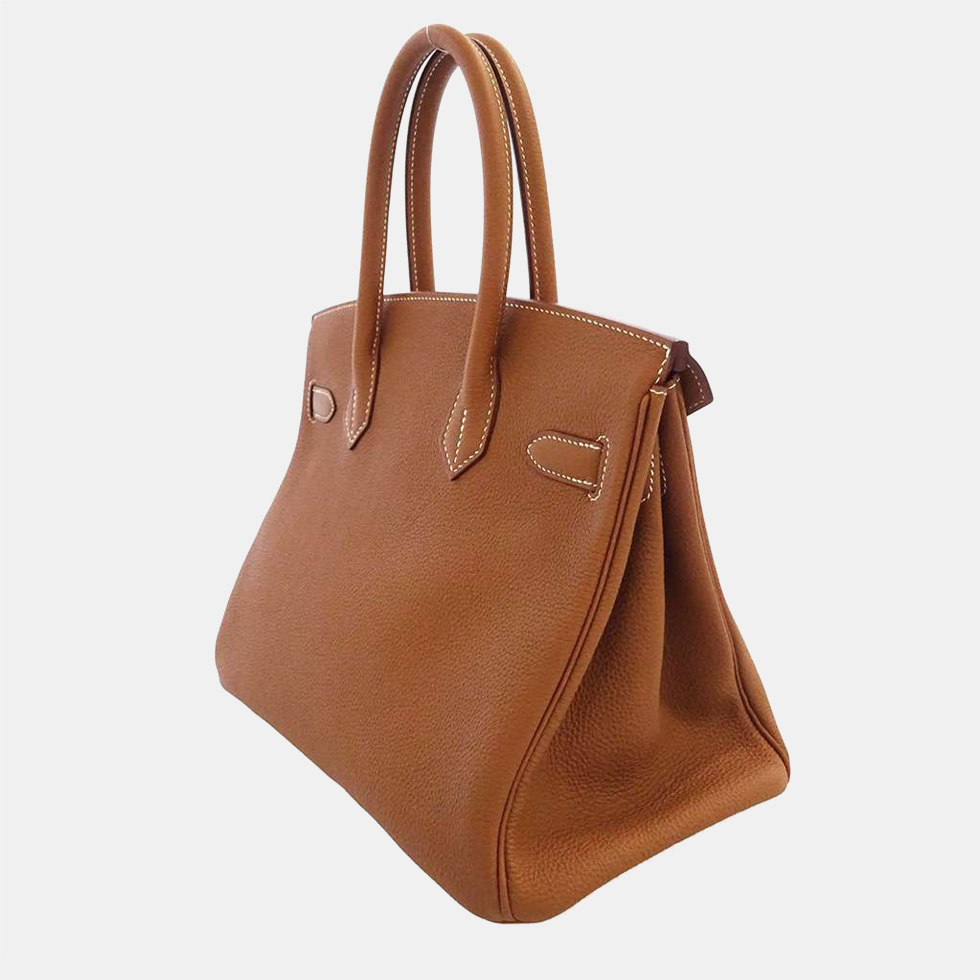 

Hermes Gold Togo Leather Gold Hardware Birkin 30 Bag