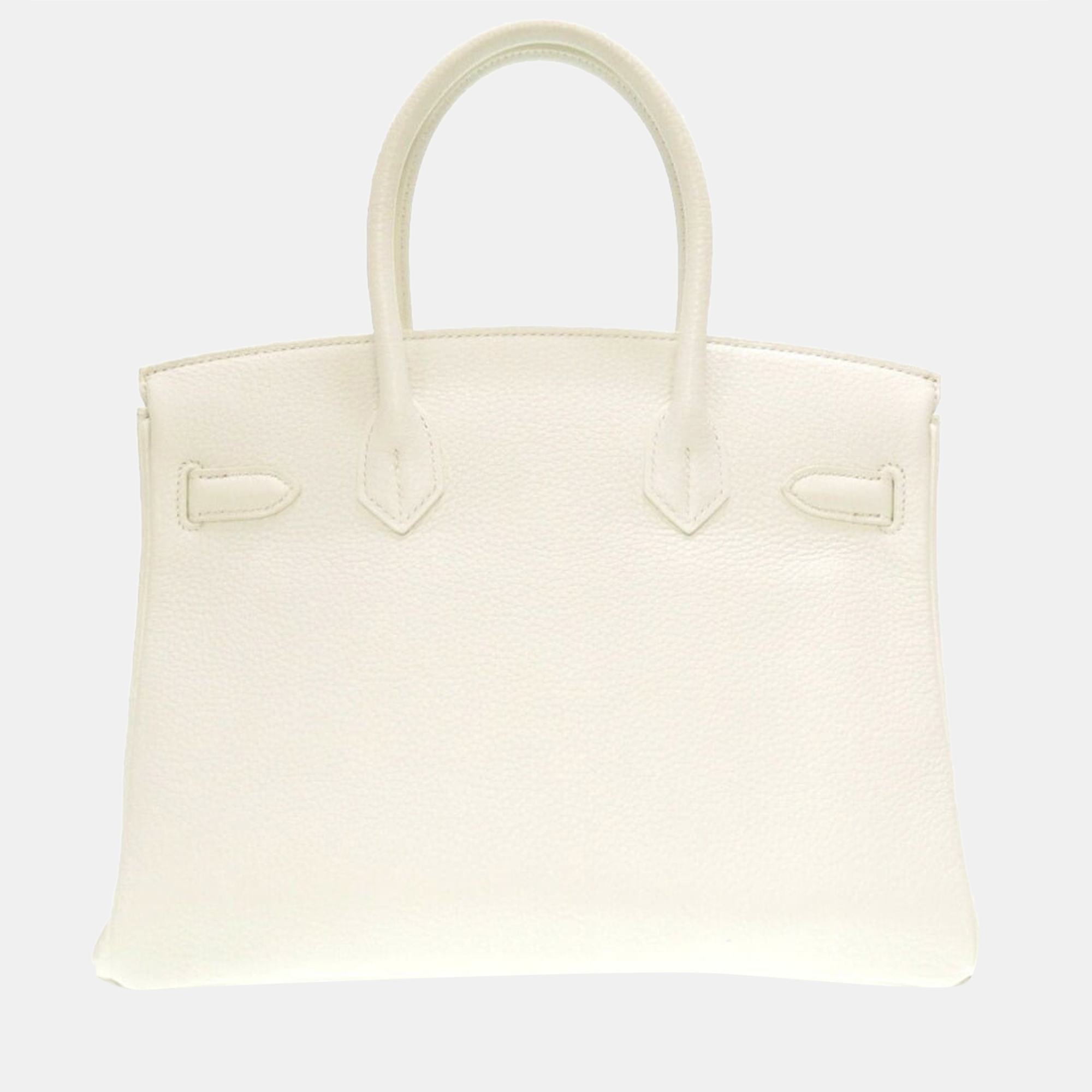 

Hermes Birkin 30 Taurillon Clemence White X Engraved 2
