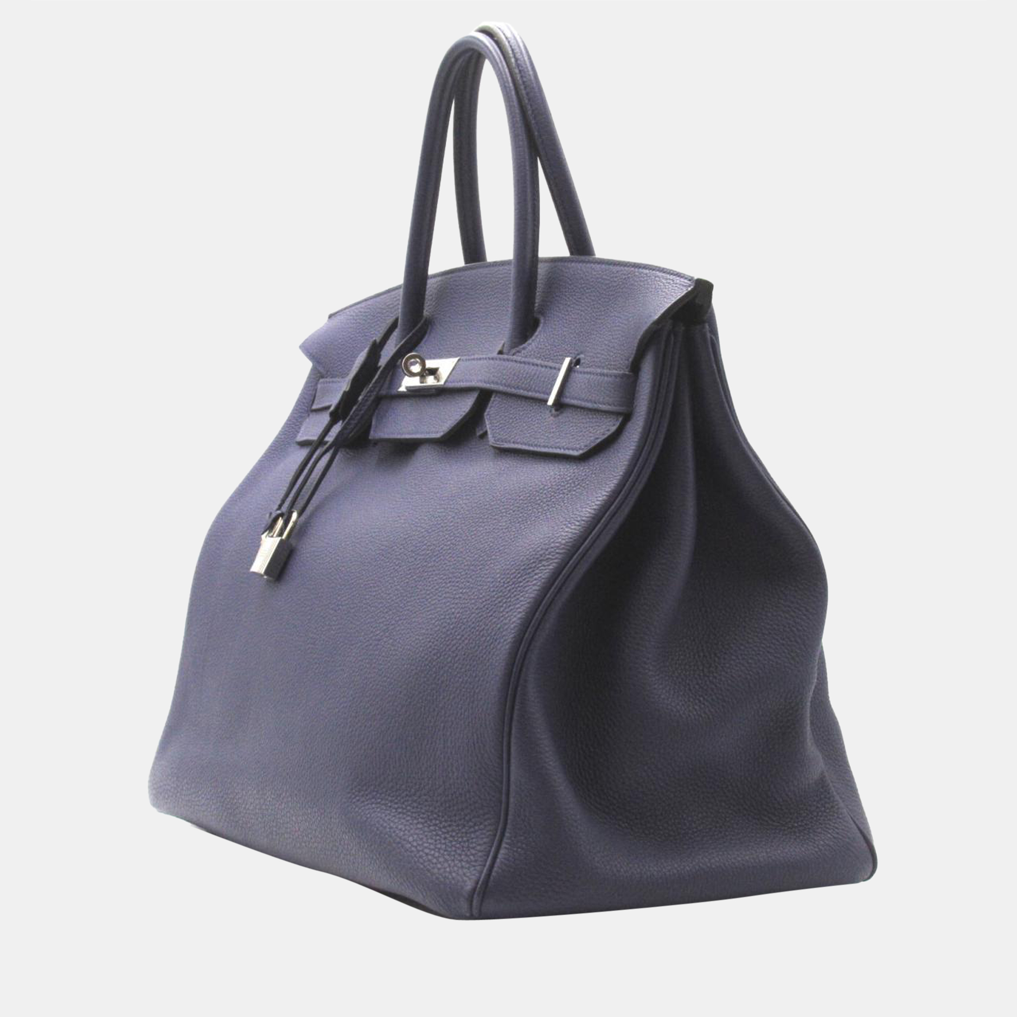

Hermes Blue Togo Leather Palladium Hardware Birkin 40 Bag