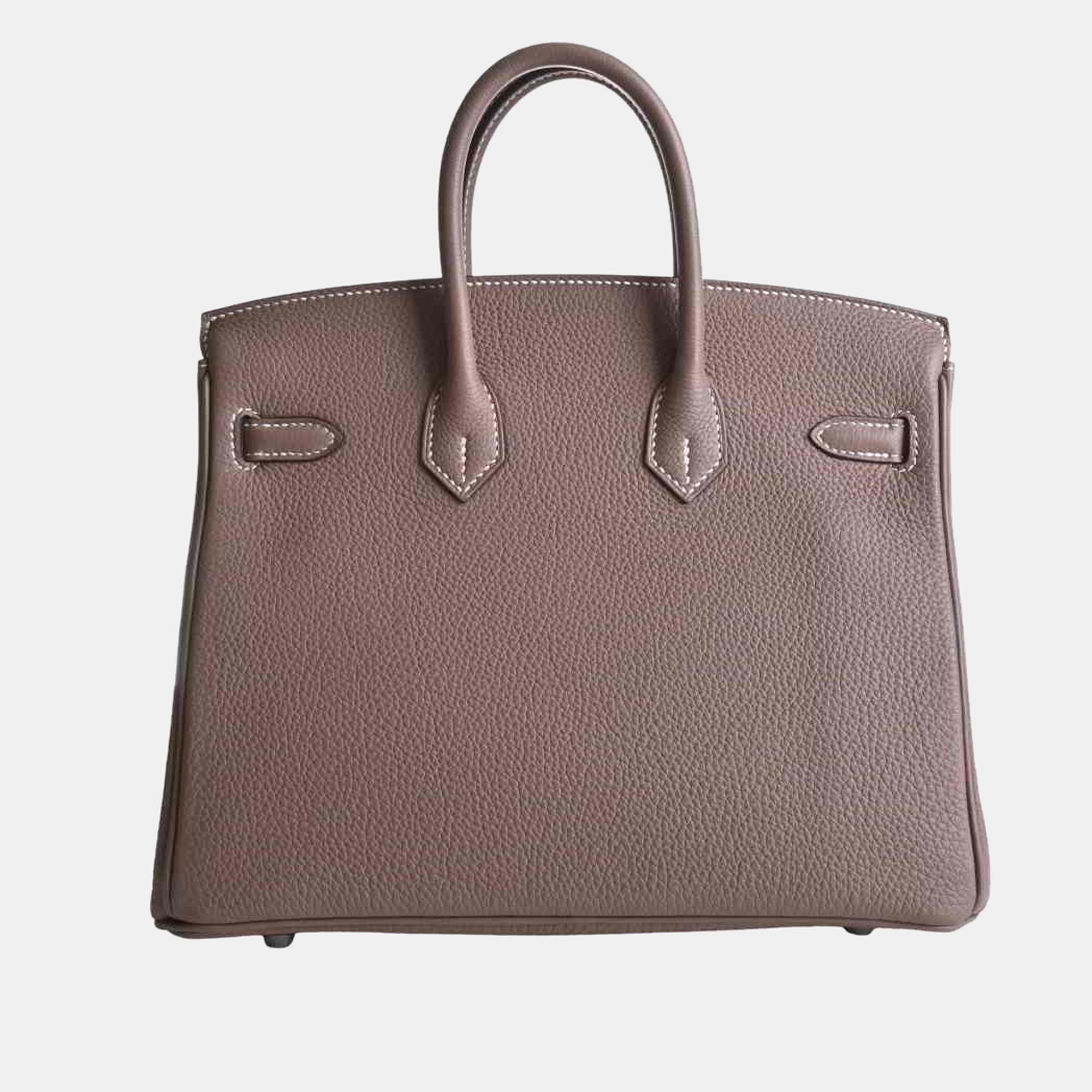 

Hermes Togo Birkin 25 Handbag Brown, Grey