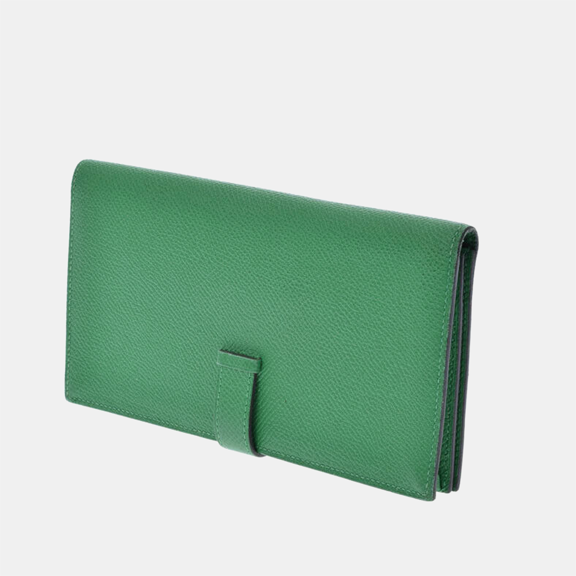 

Hermes Green Epsom Leather Bearn Wallet