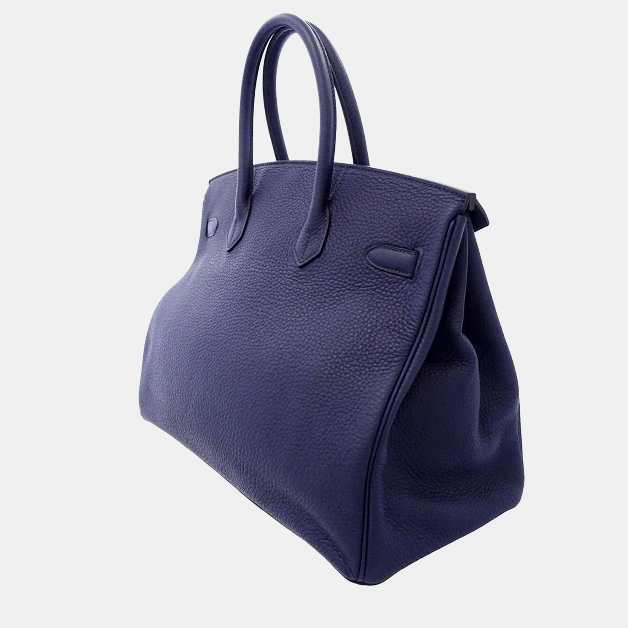 

Hermes Blue Togo Leather Palladium Hardware Birkin 35 Bag