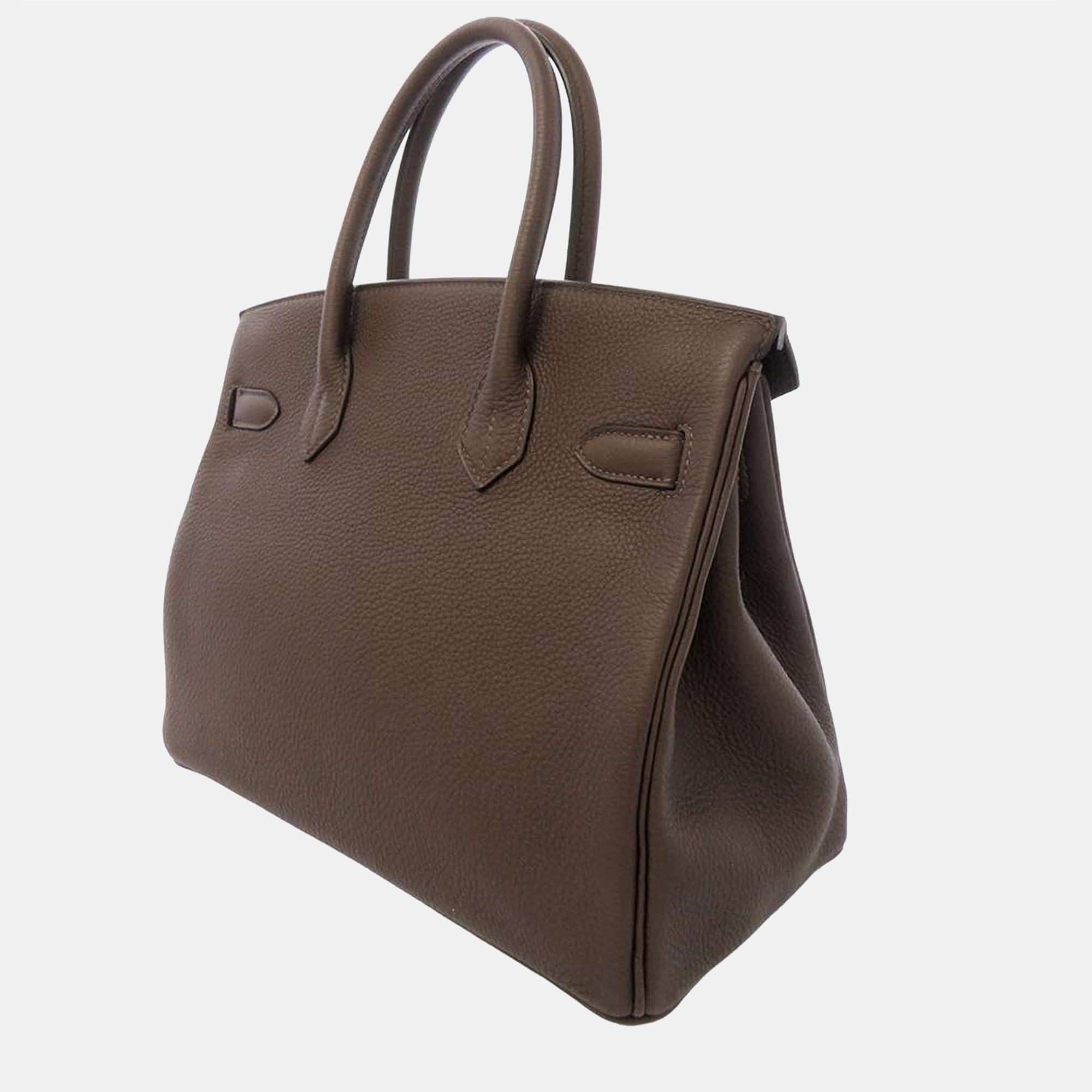 

Hermes Brown Togo Leather Gold Hardware Birkin 30 Bag