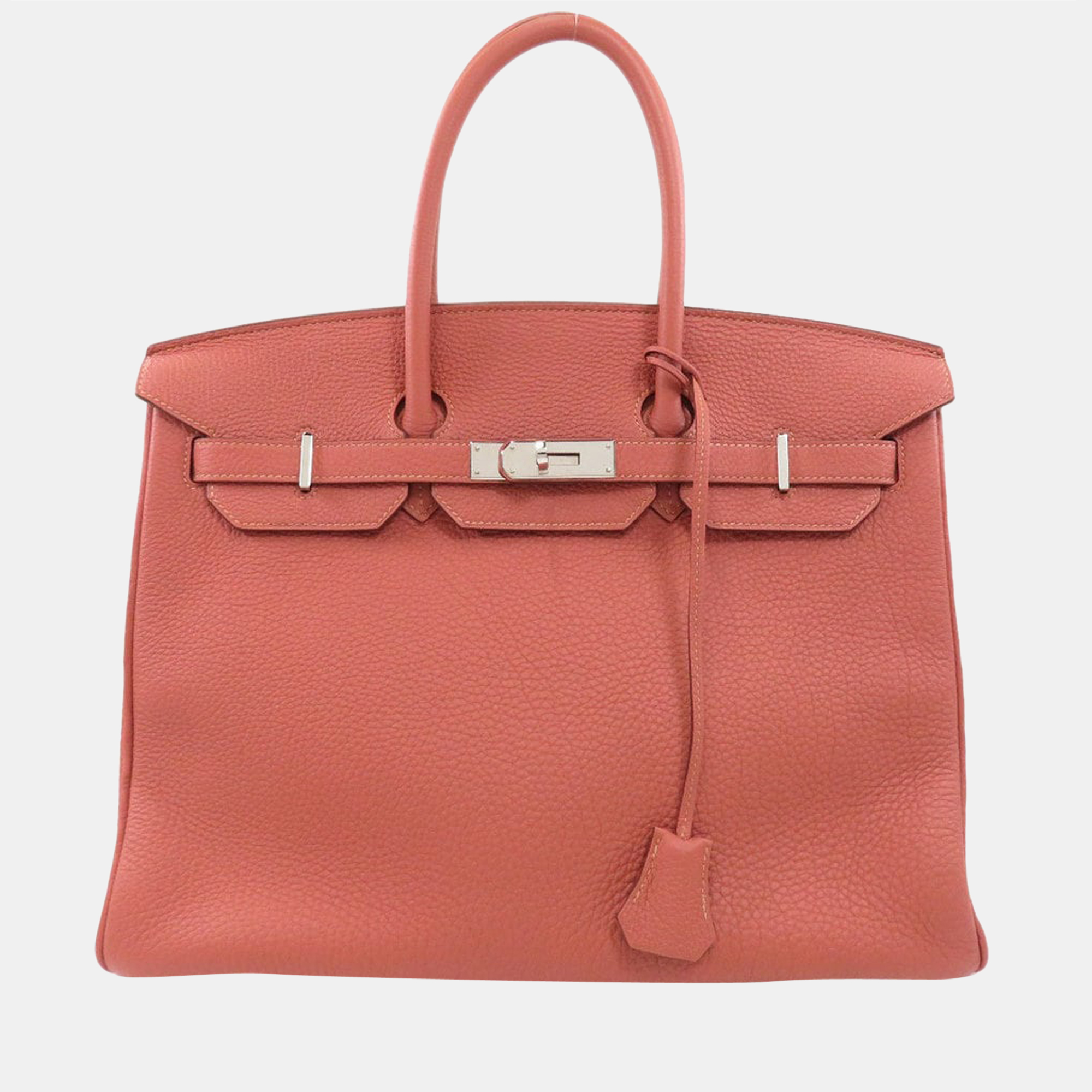 Pre-owned Hermes Birkin 35 Pink Handbag Togo Ladies