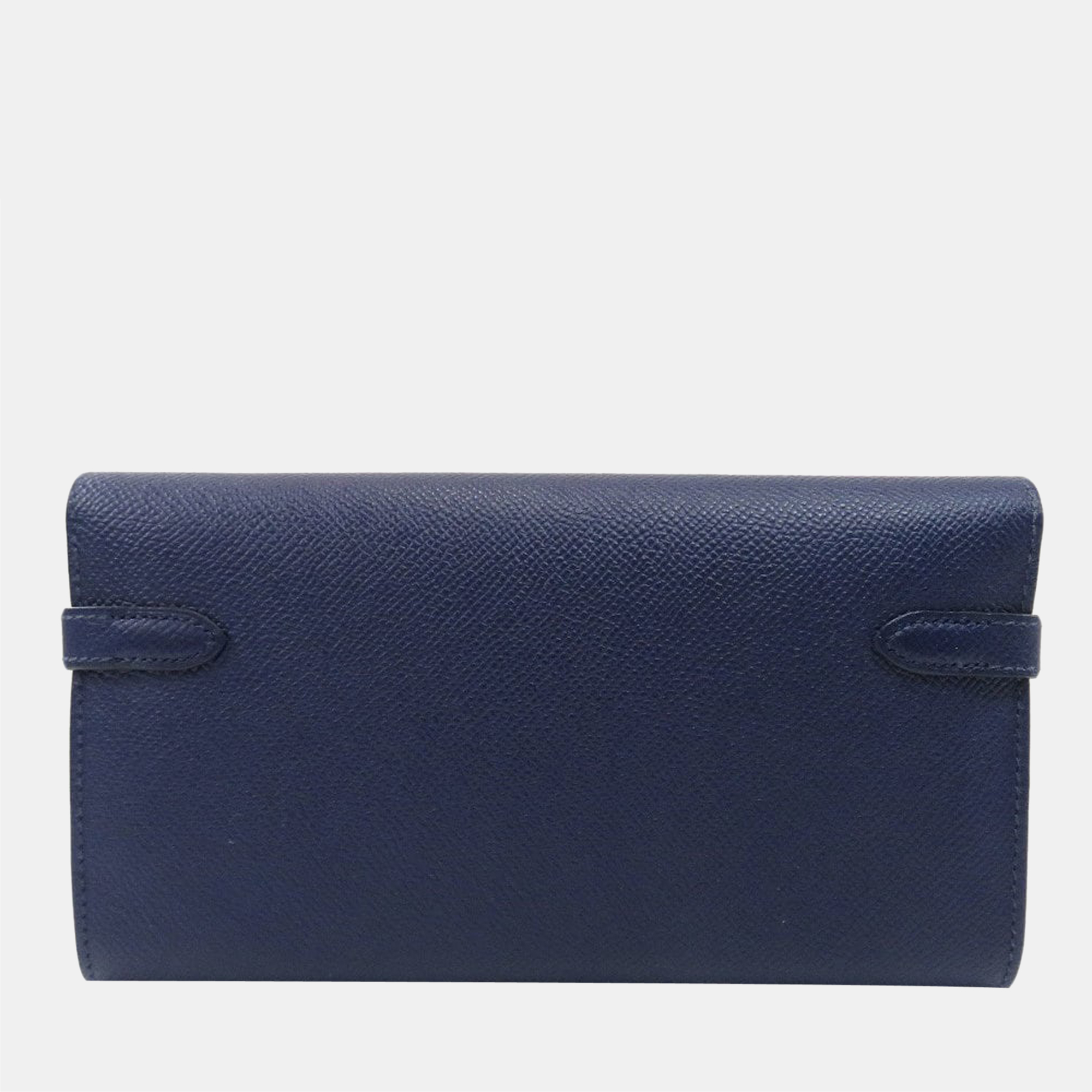 

Hermes Kelly Long Blue Wallet Epson Ladies