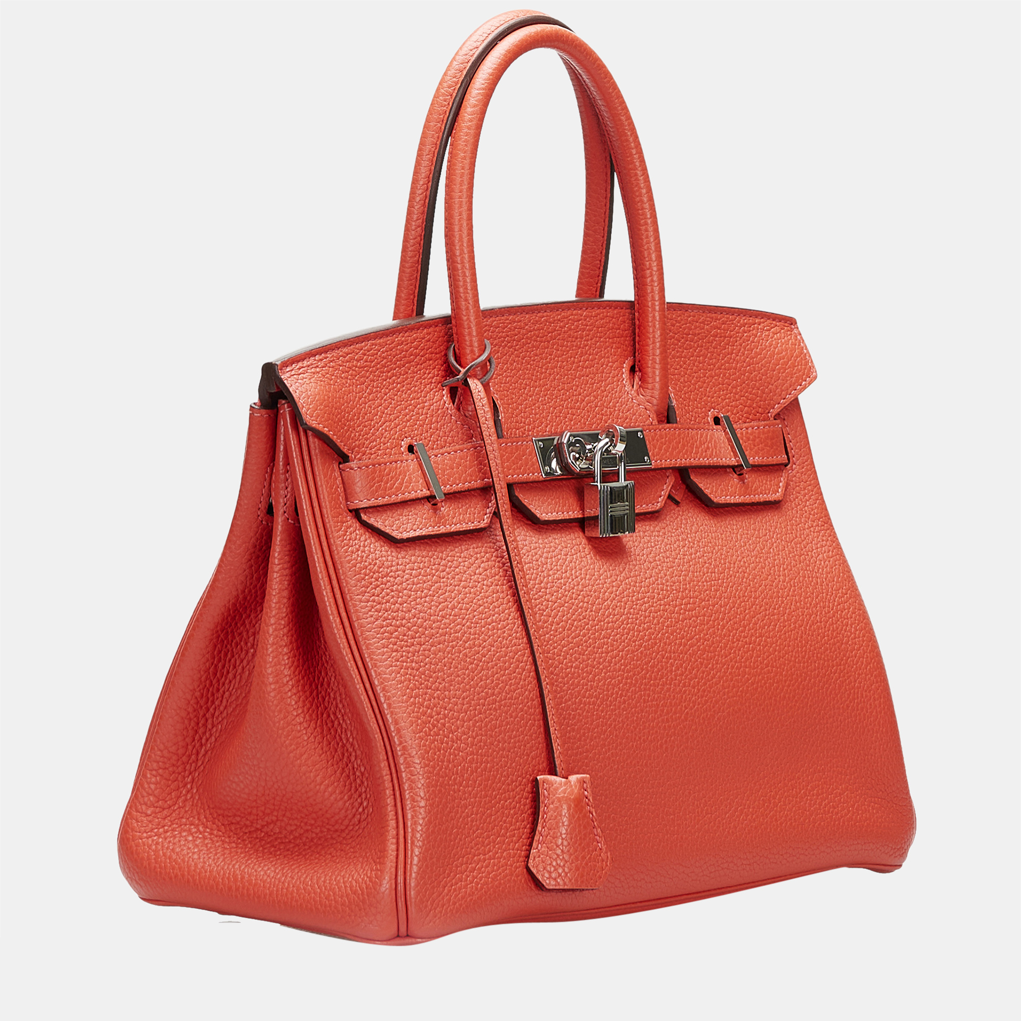 

Hermes Orange Clemence Birkin 30