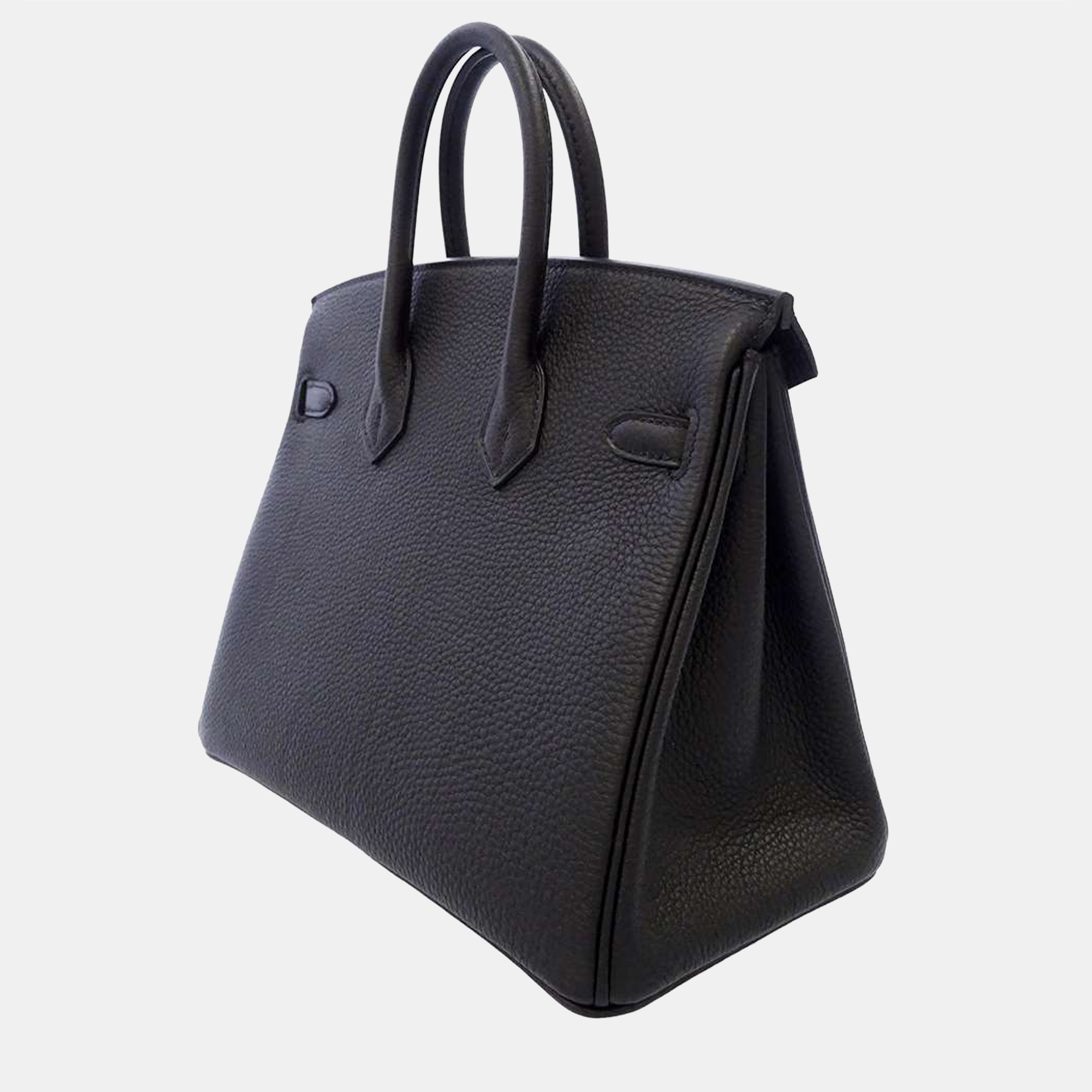 

Hermes Black Togo Leather Birkin 25 Bag