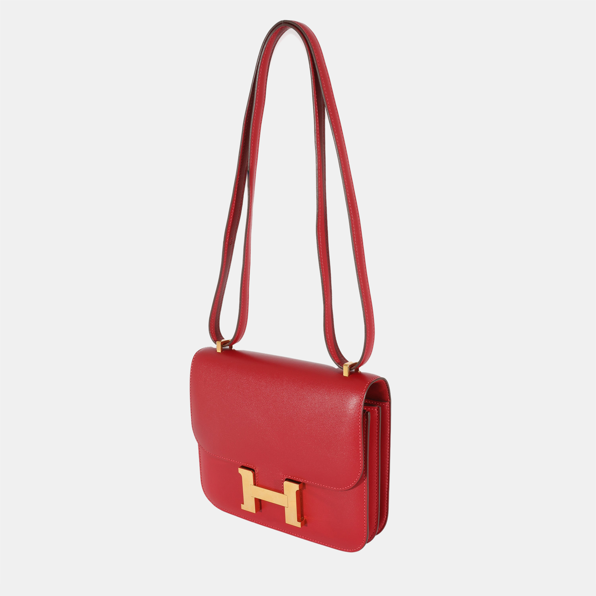 

Hermes Rouge Casaque Swift Constance 18 GHW, Red