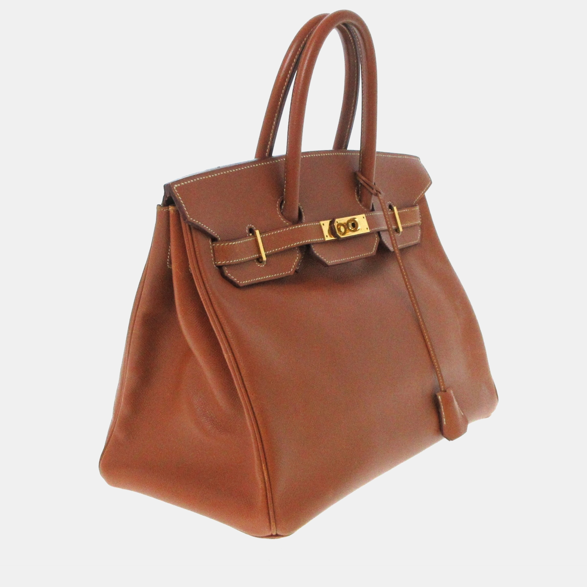 

Hermes Brown Togo Leather Birkin 35 Tote Bag