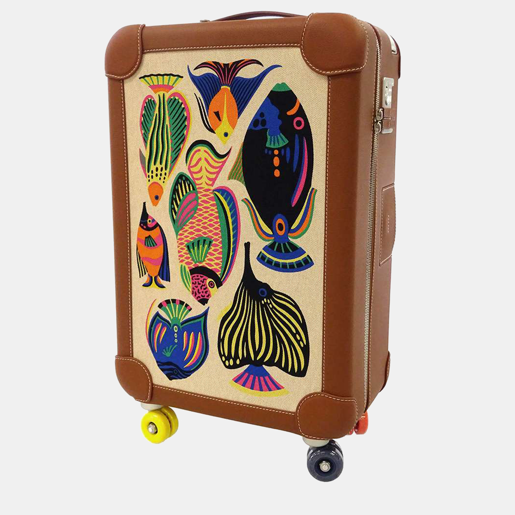 

Hermes Brown Leather Vintage Suitcase