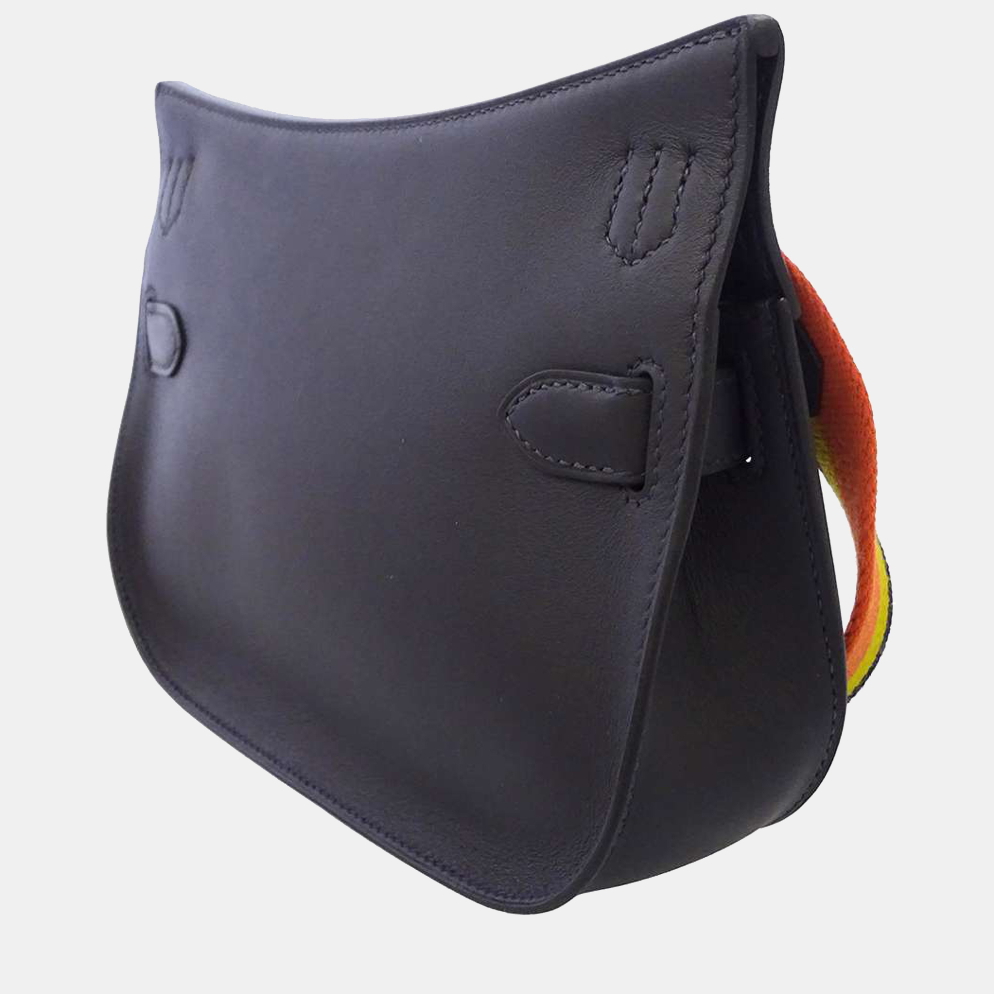 

Hermes Black Swift Leather Jypsiere Mini Shoulder Bag