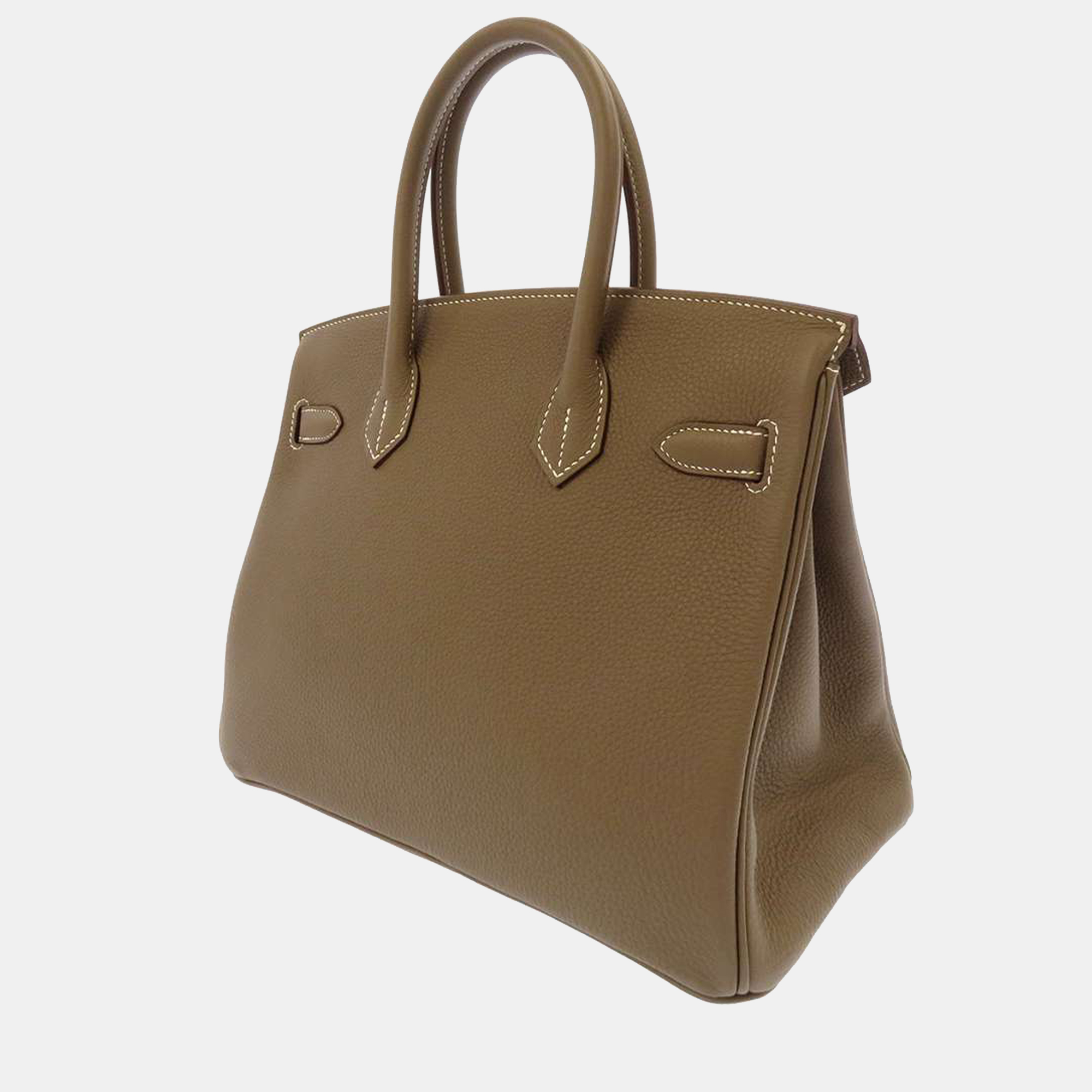 

Hermes Etoupe Togo Leather Birkin 30 Tote Bag, Brown