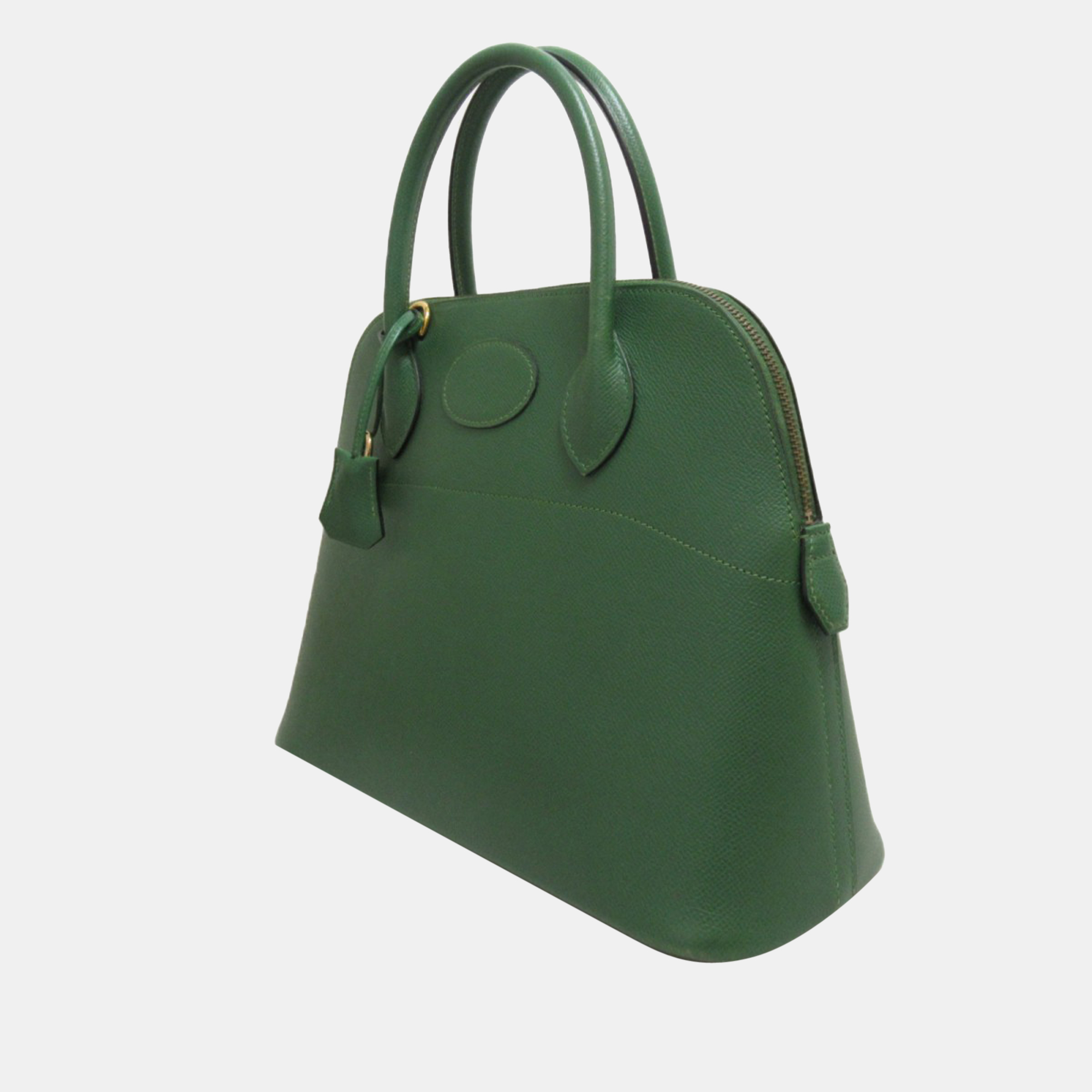 

Hermes Green Courchevel Leather Bolide 31 Bag