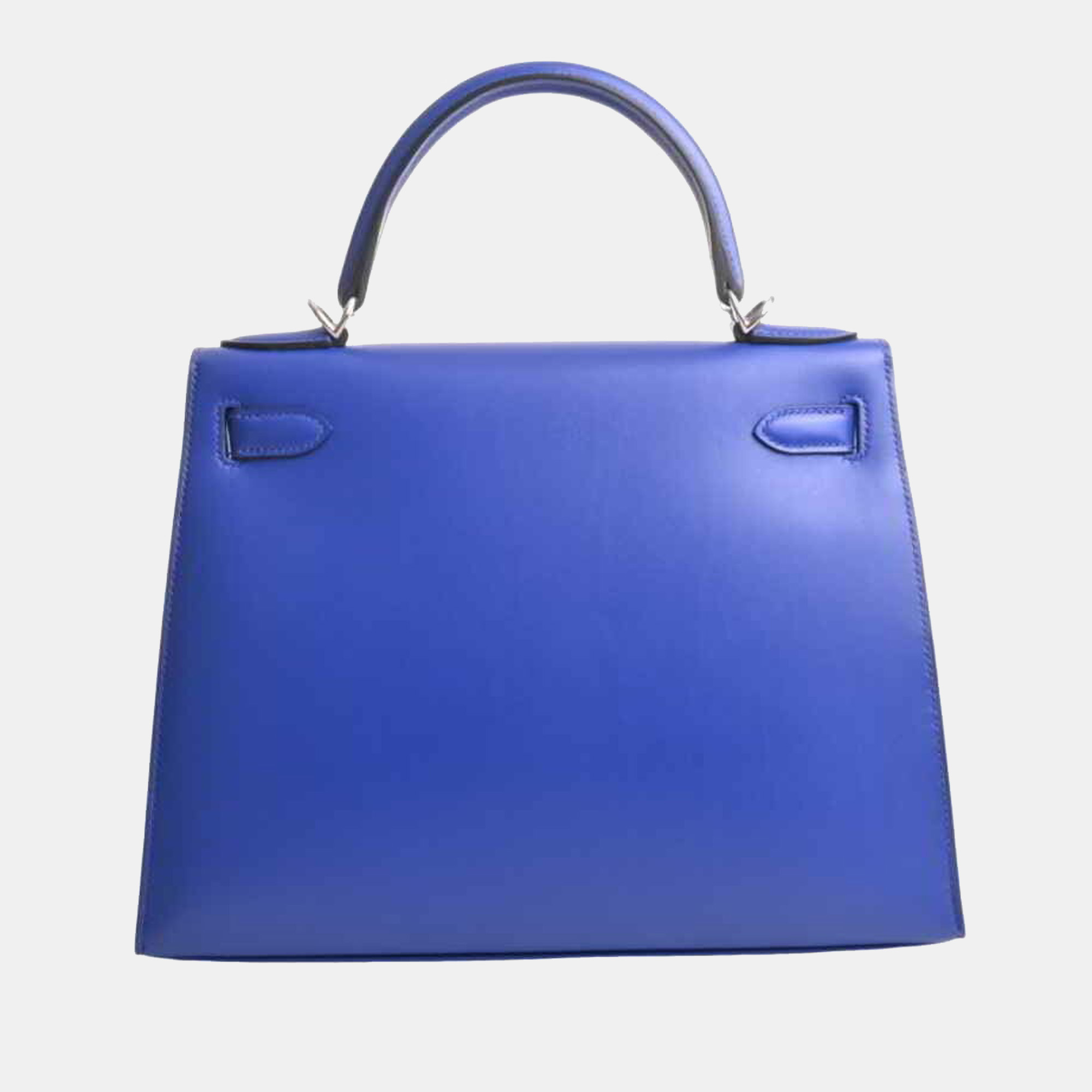 

Hermes Tadelakt Kelly 28 Handbag Navy, Blue