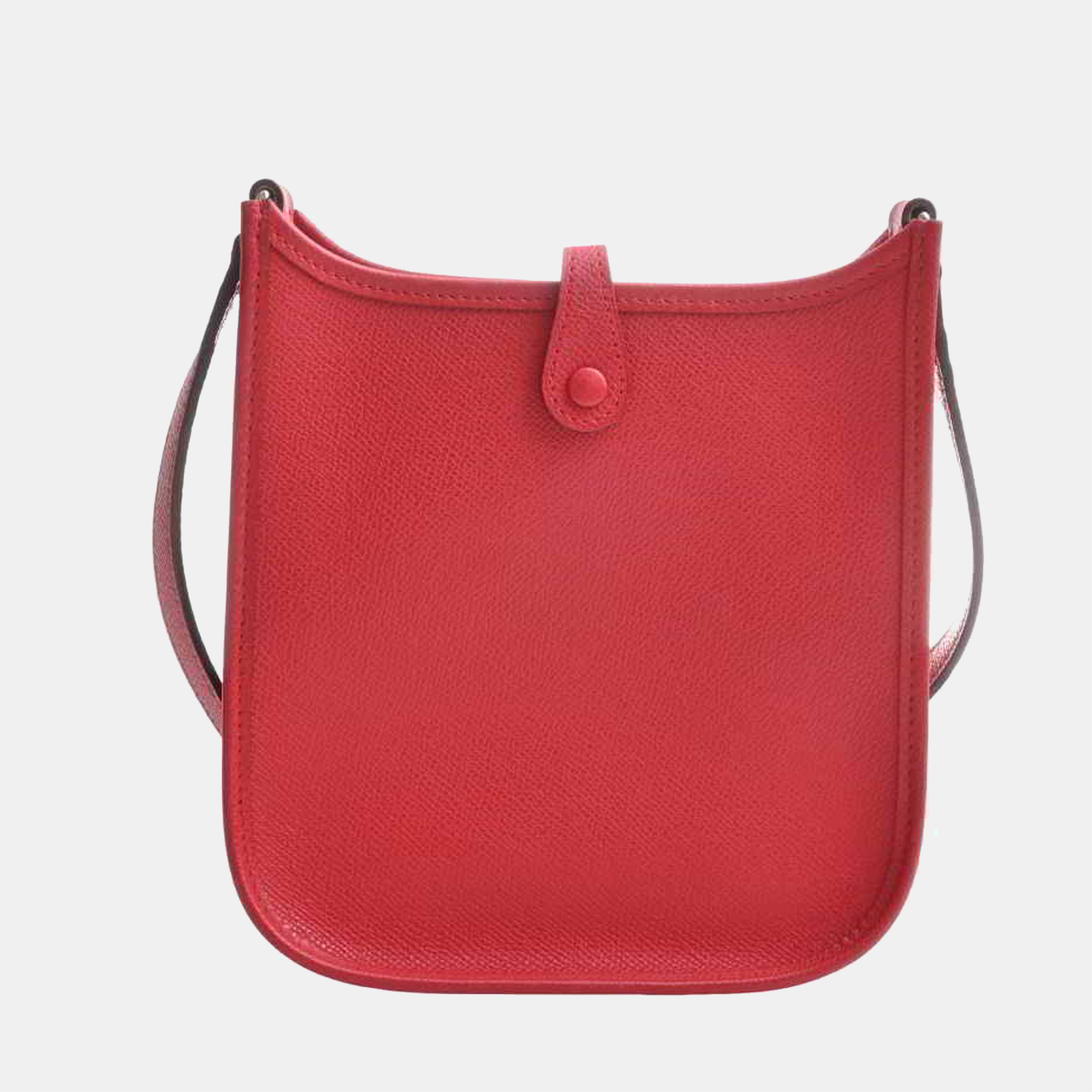 

Hermes Vaux Epsom Evelyn TPM Shoulder Bag Red