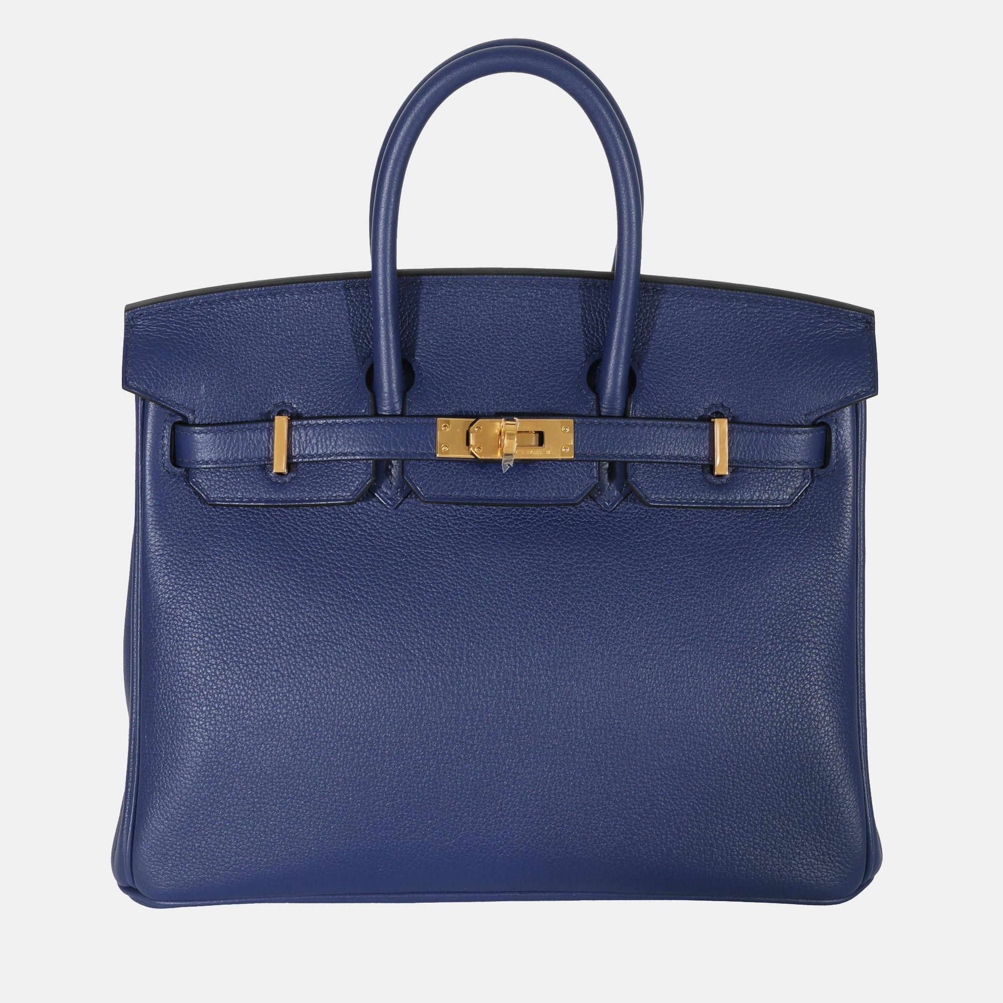 Hermès Taurillon Novillo Verso Bleu Saphir Gris Mouette Birkin 25 GHW, myGemma, NZ