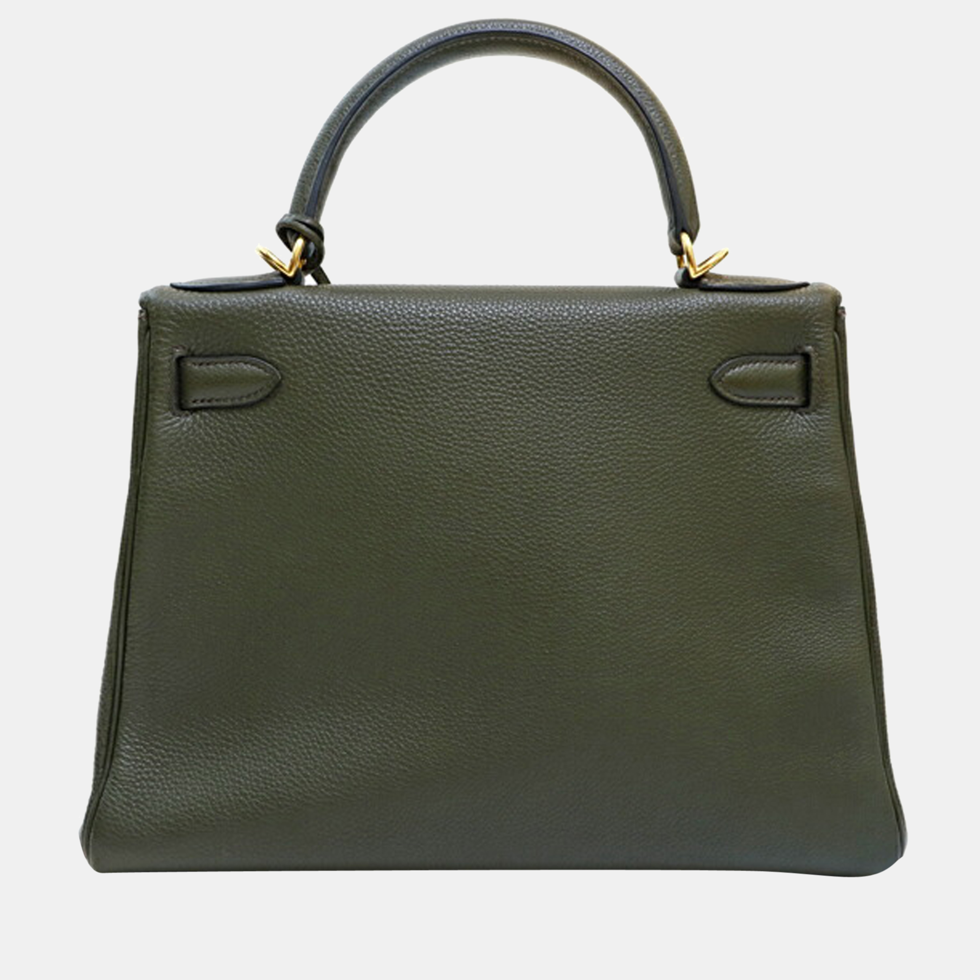 

Hermes Green Togo Leather Gold Hardware Kelly Retourne 28 Bag