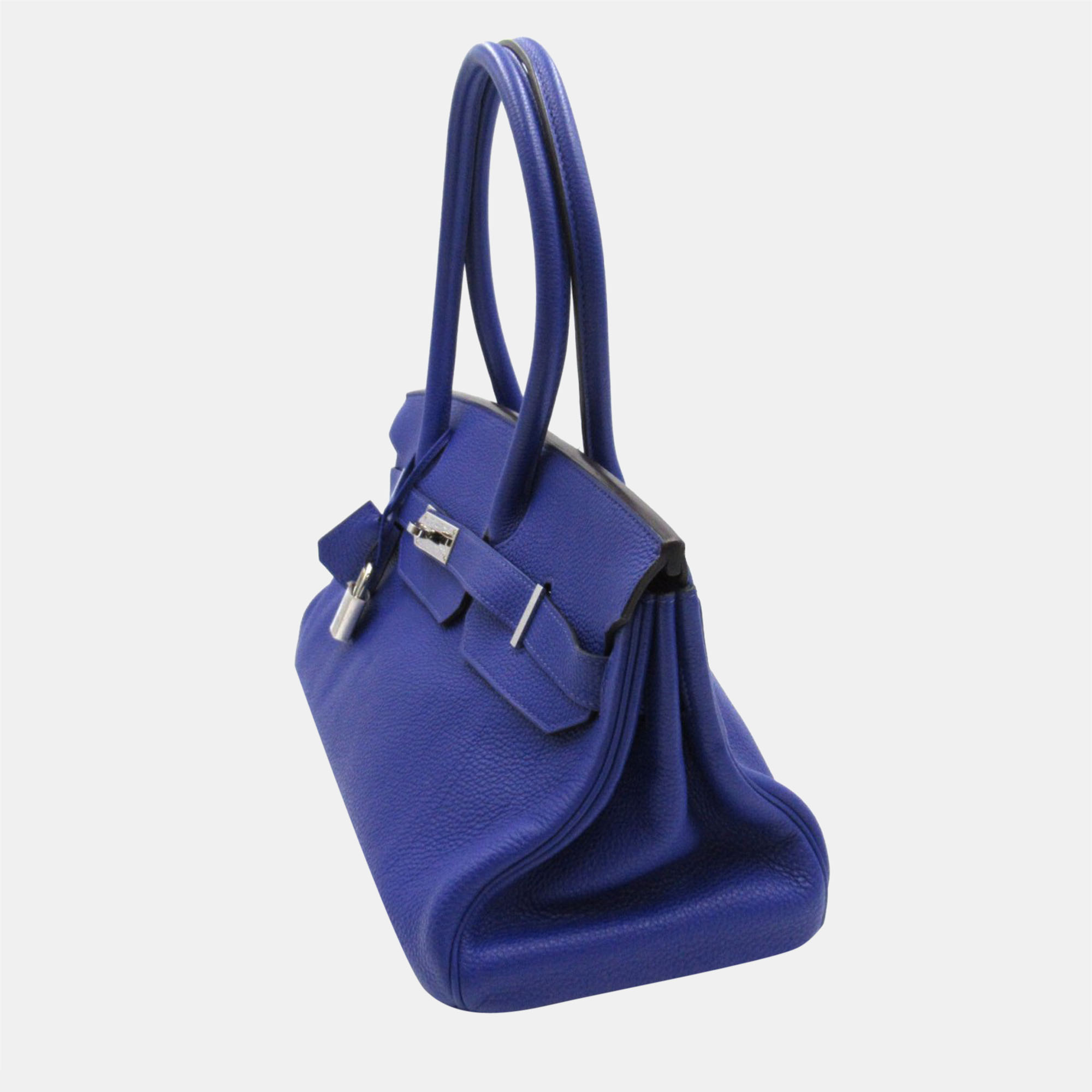 

Hermes Blue Togo Leather Birkin JPG 42 Shoulder Bag