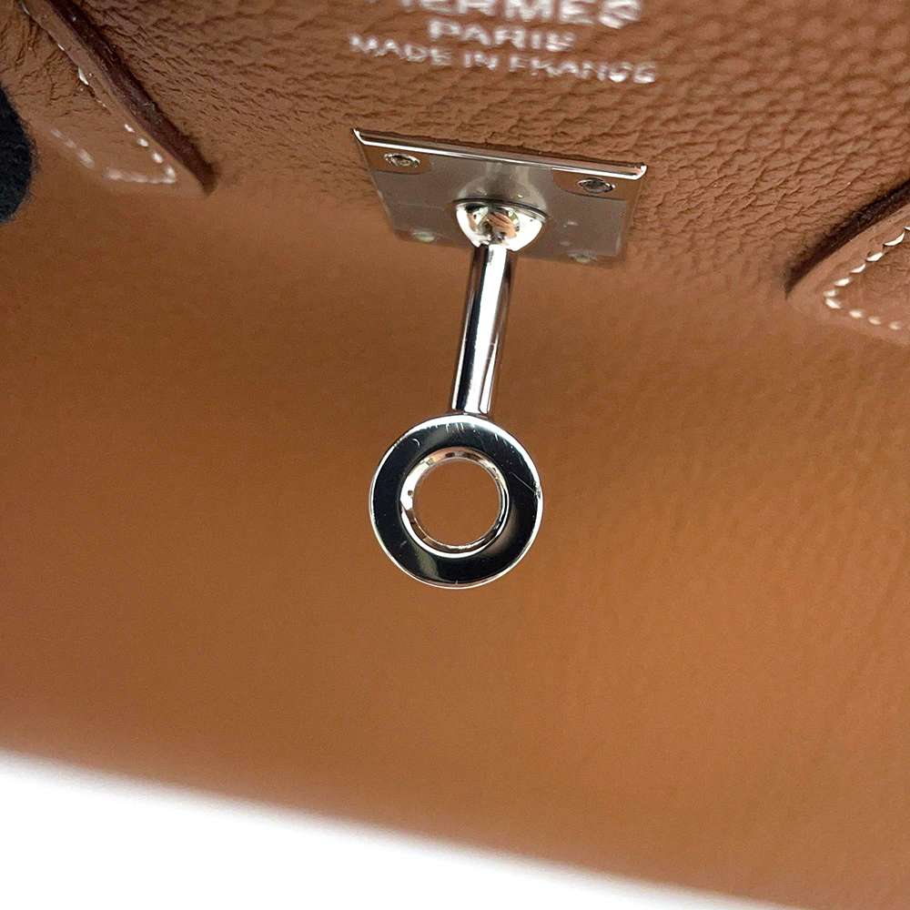 Hermes Gold Brown Togo Birkin 25 Gold Hardware Handbag Bag Tote – MAISON de  LUXE