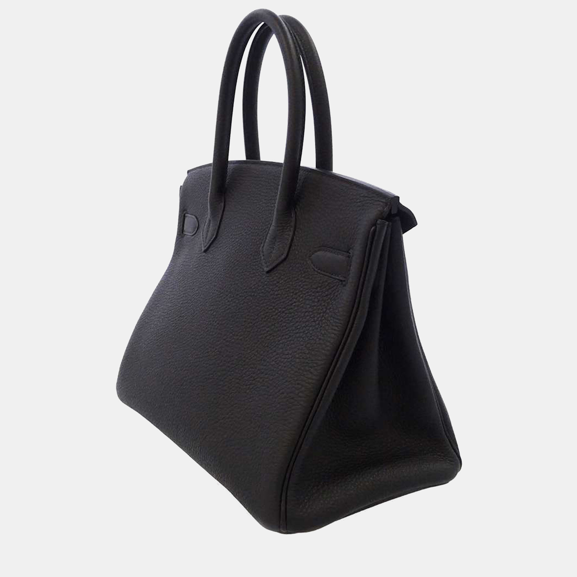 

Hermes Black Togo Leather Gold Plated Hardware Birkin 30 Tote Bag