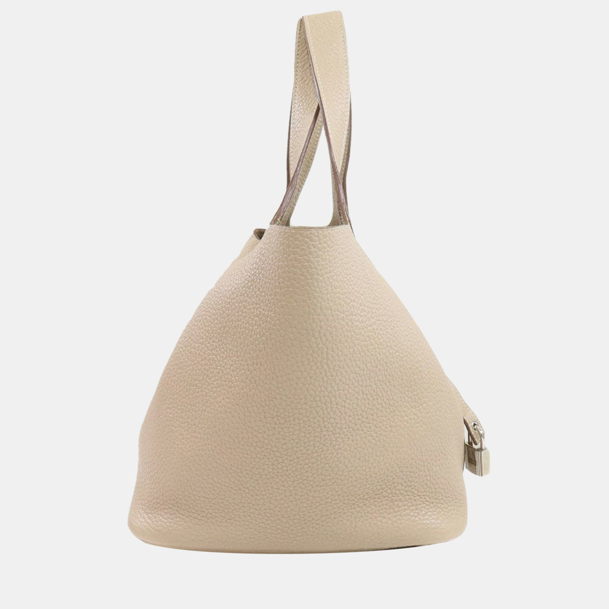 

Hermes Picotin Lock MM Beige Handbag Taurillon Ladies