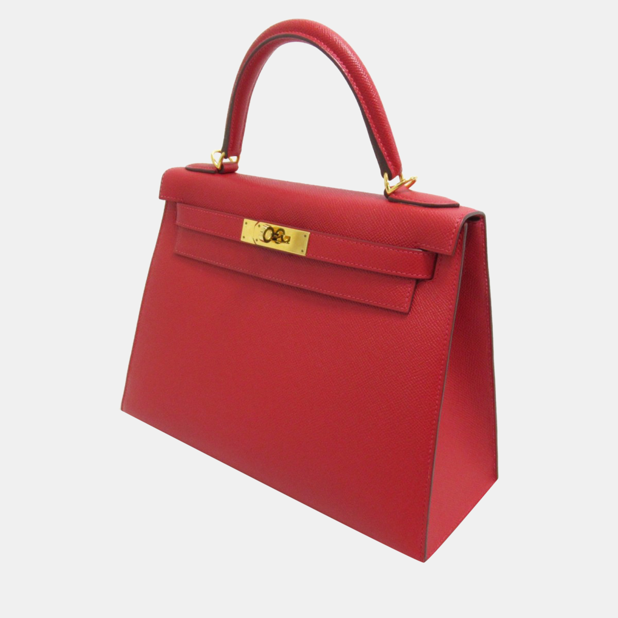 

Hermes Red Epsom Leather Gold Hardware Kelly 28 Bag