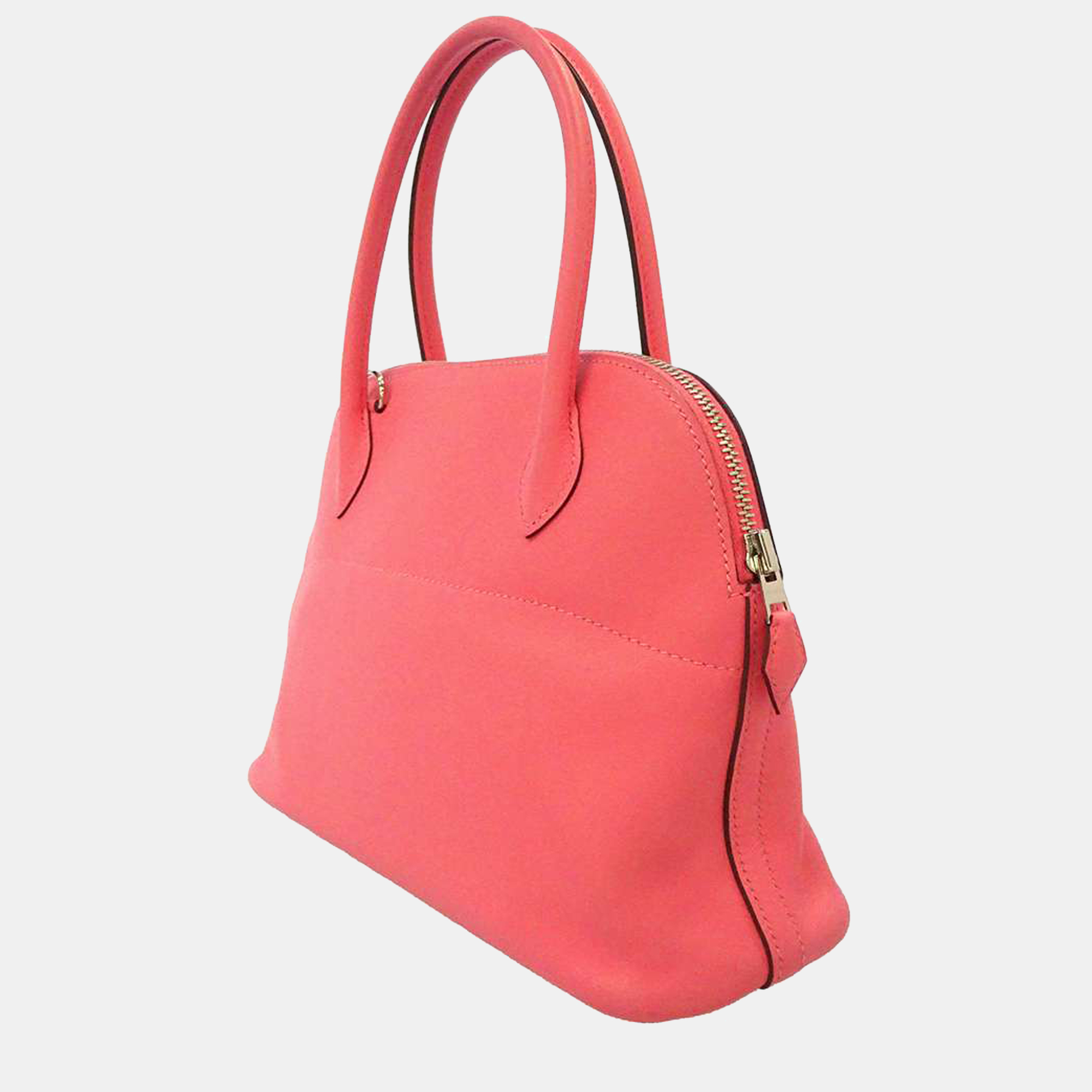 

Hermes Pink Swift Leather Bolide 27 Satchel Bag