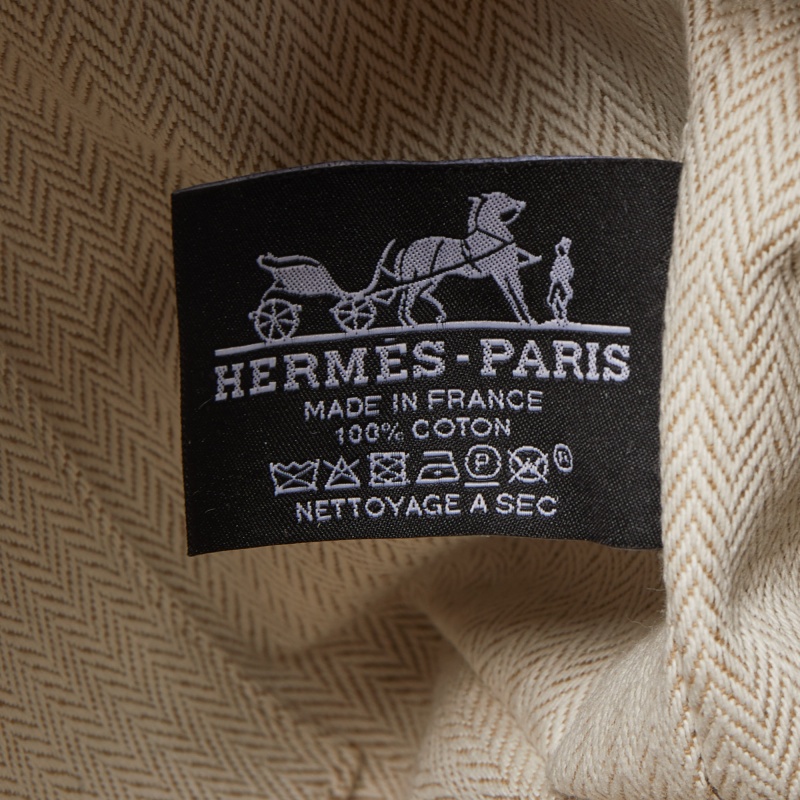 Bride à brac clutch bag Hermès Beige in Cotton - 35745354