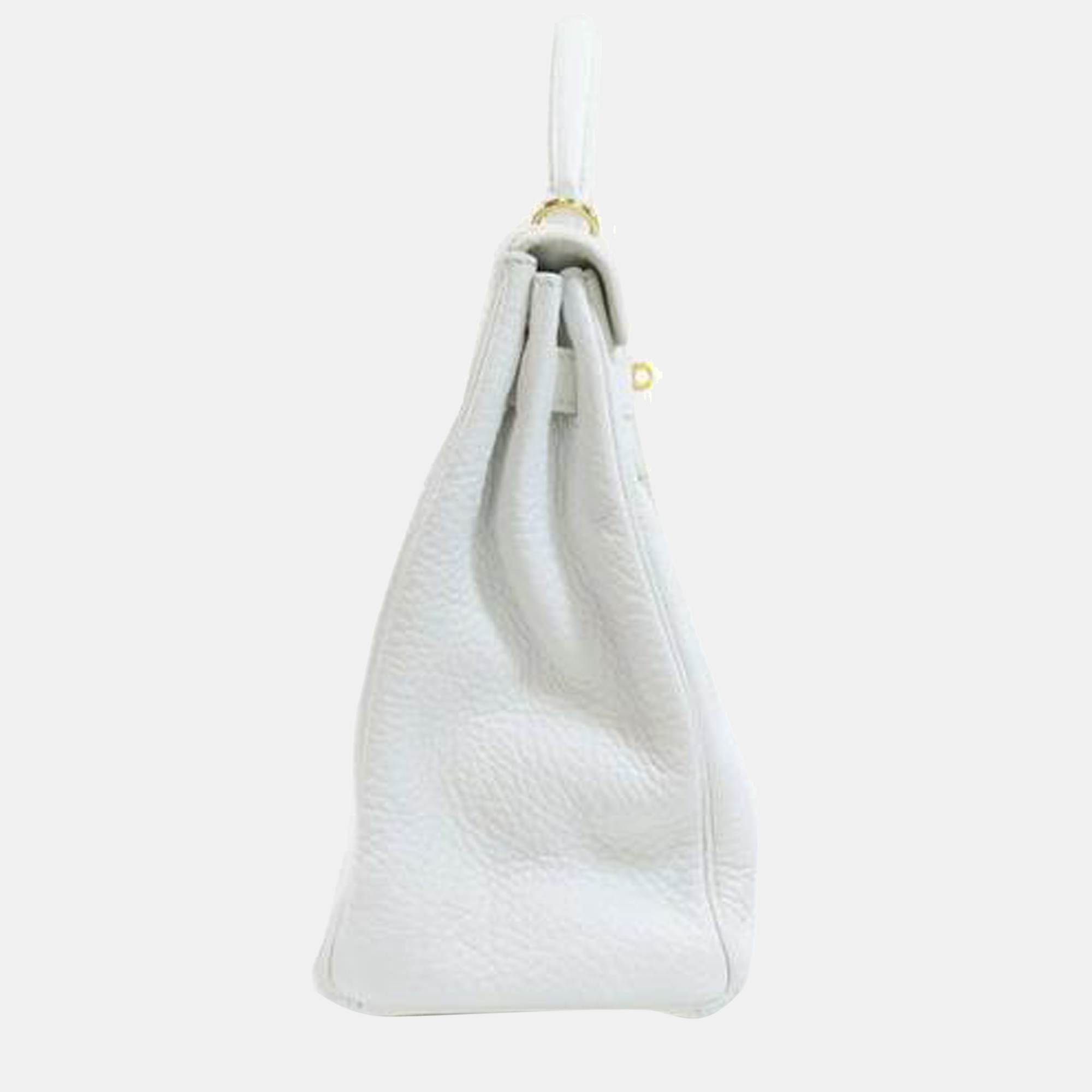 

Hermes Kelly 32 White Handbag Taurillon Ladies