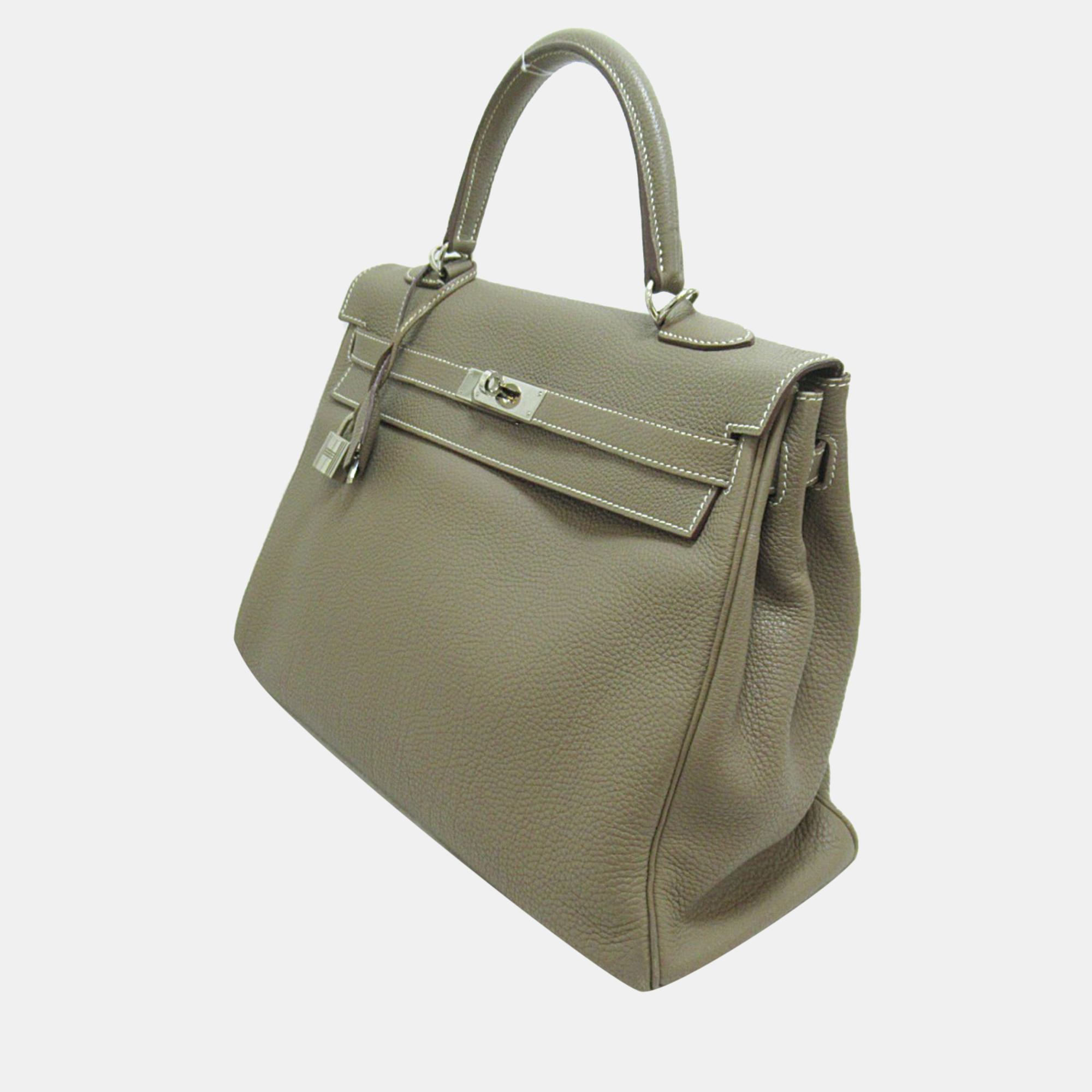 

Hermes Grey Togo Leather Palladium Hardware Kelly 35 Retourne Bag
