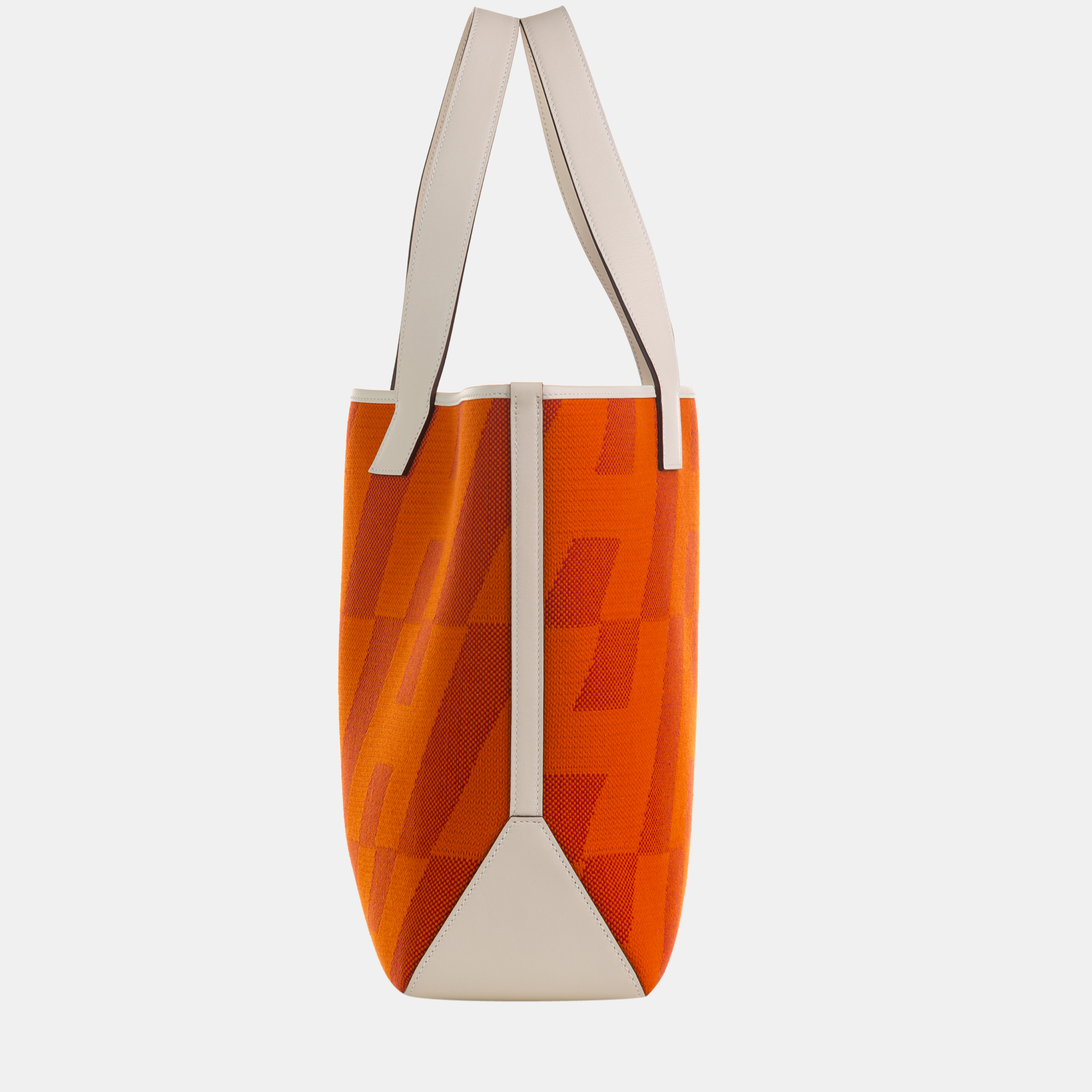 

Hermes Orange Cabas H en Biais 40, Red