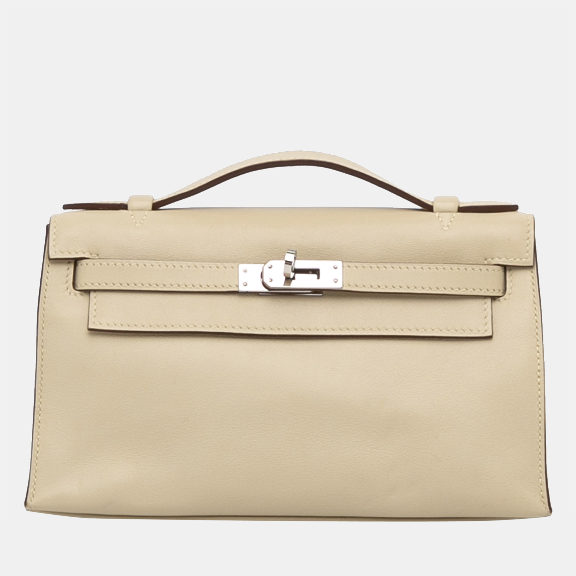 

Hermes Beige 2008 Swift Kelly Pochette