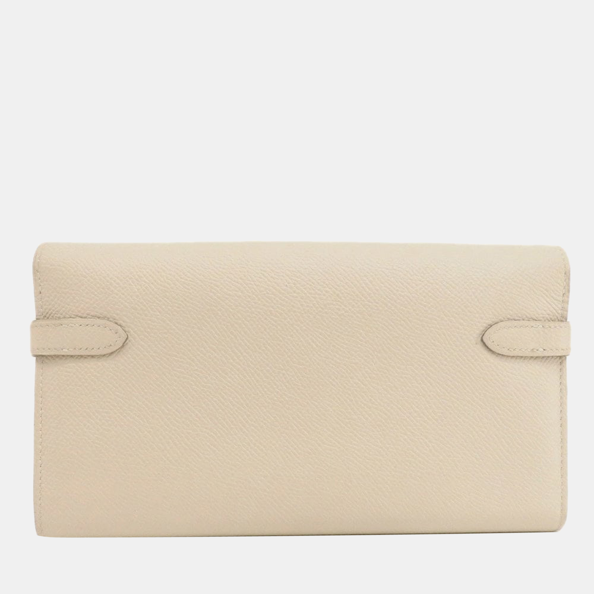 

Hermes Kelly cream long wallet Epson ladies