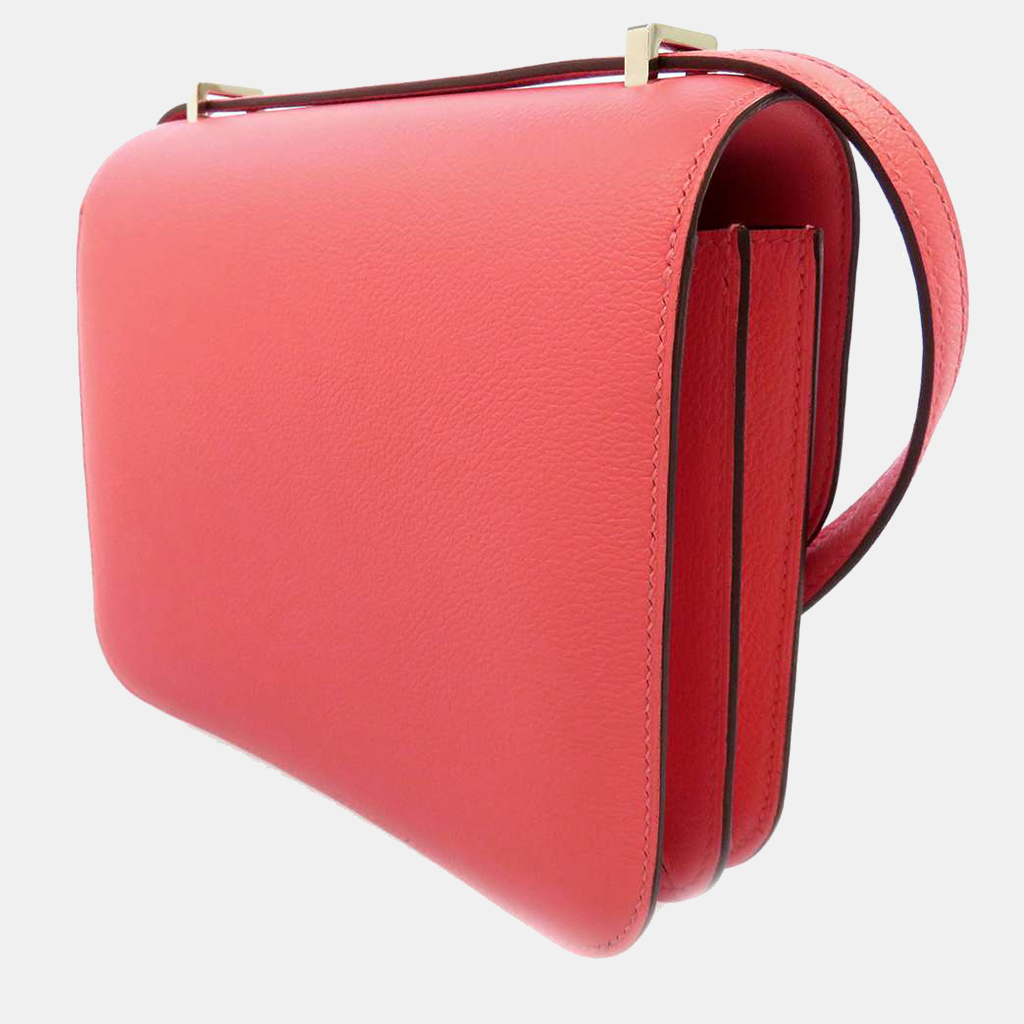 

Hermes Pink Evercolor Leather Mini Constance III Shoulder Bag