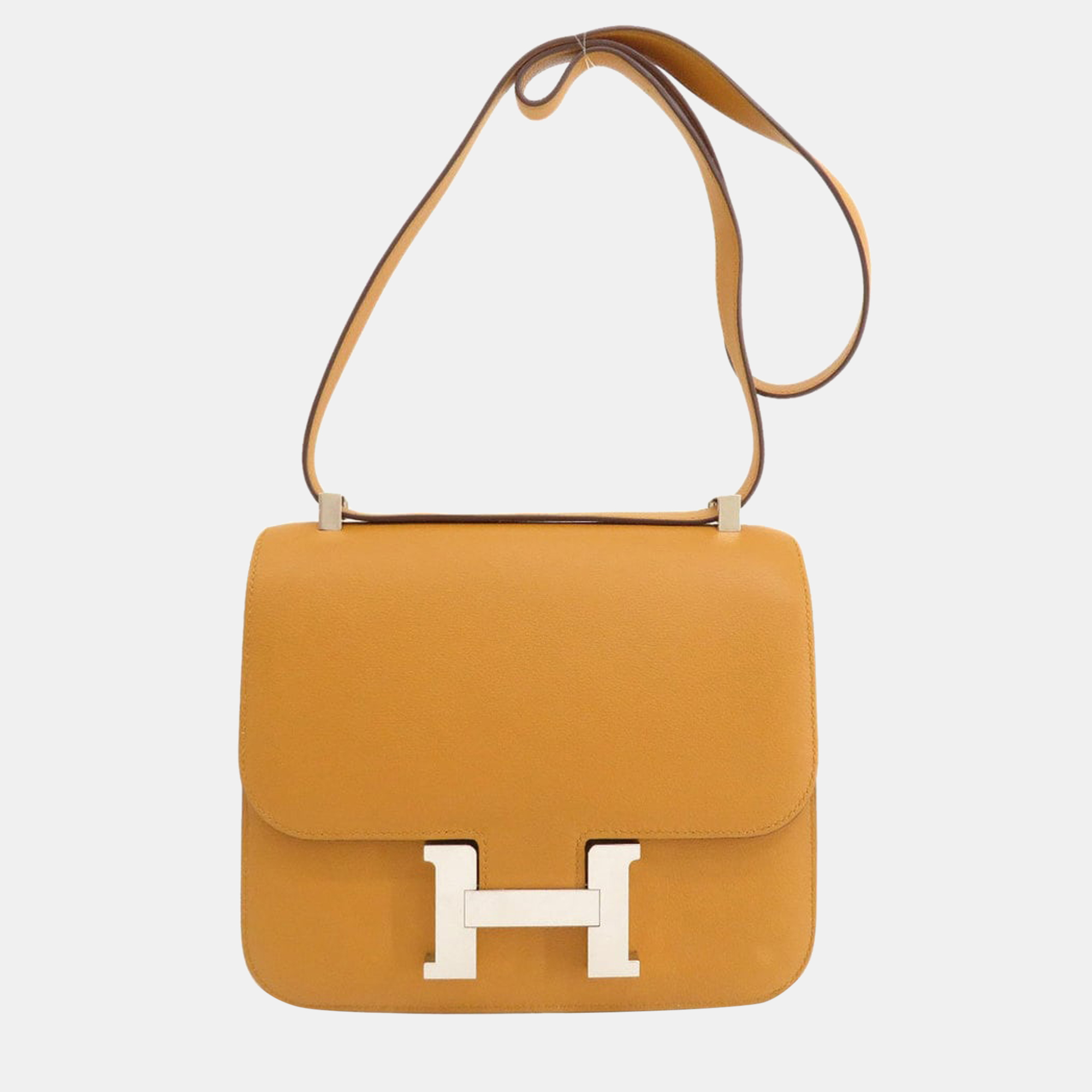 

Hermes Constance 24 Verso Sesame Shoulder Bag Ever Color Women's, Orange