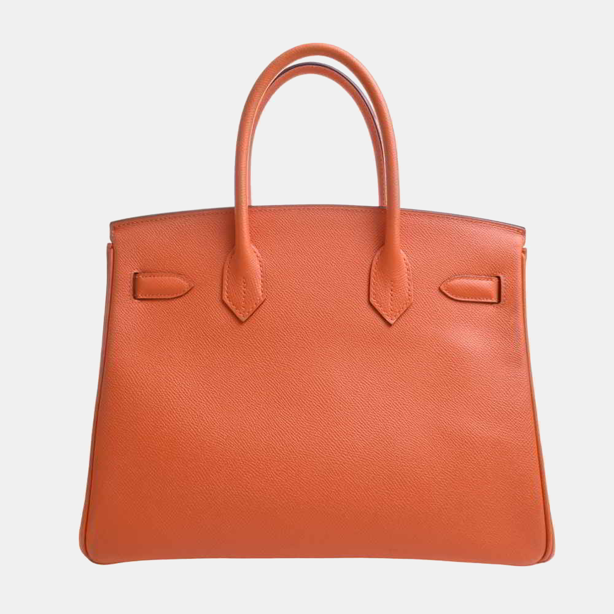 

Hermes Vaux Epsom Birkin 30 Apricot Handbag - Orange