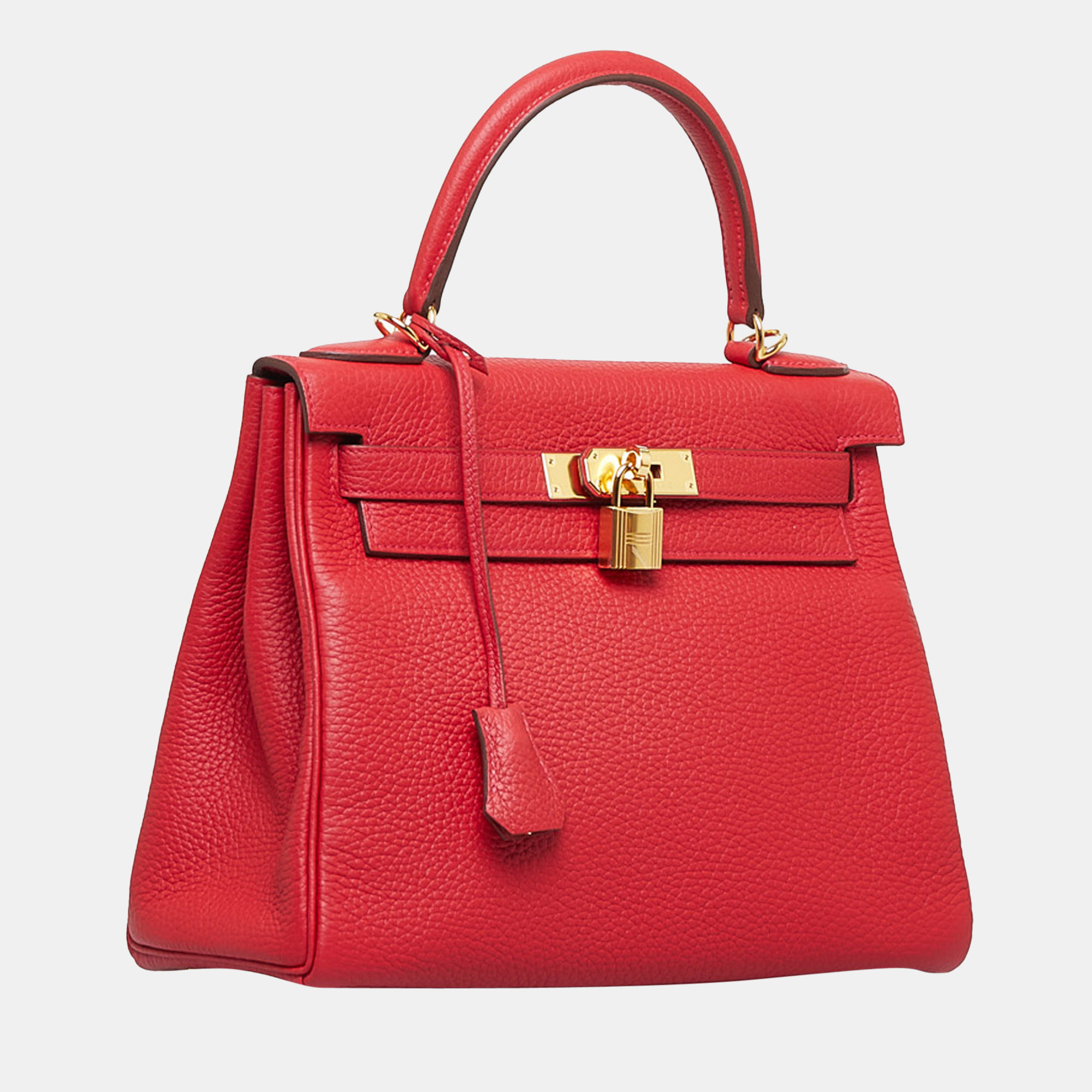 

Hermes Red 2023 Taurillon Clemence Kelly 28