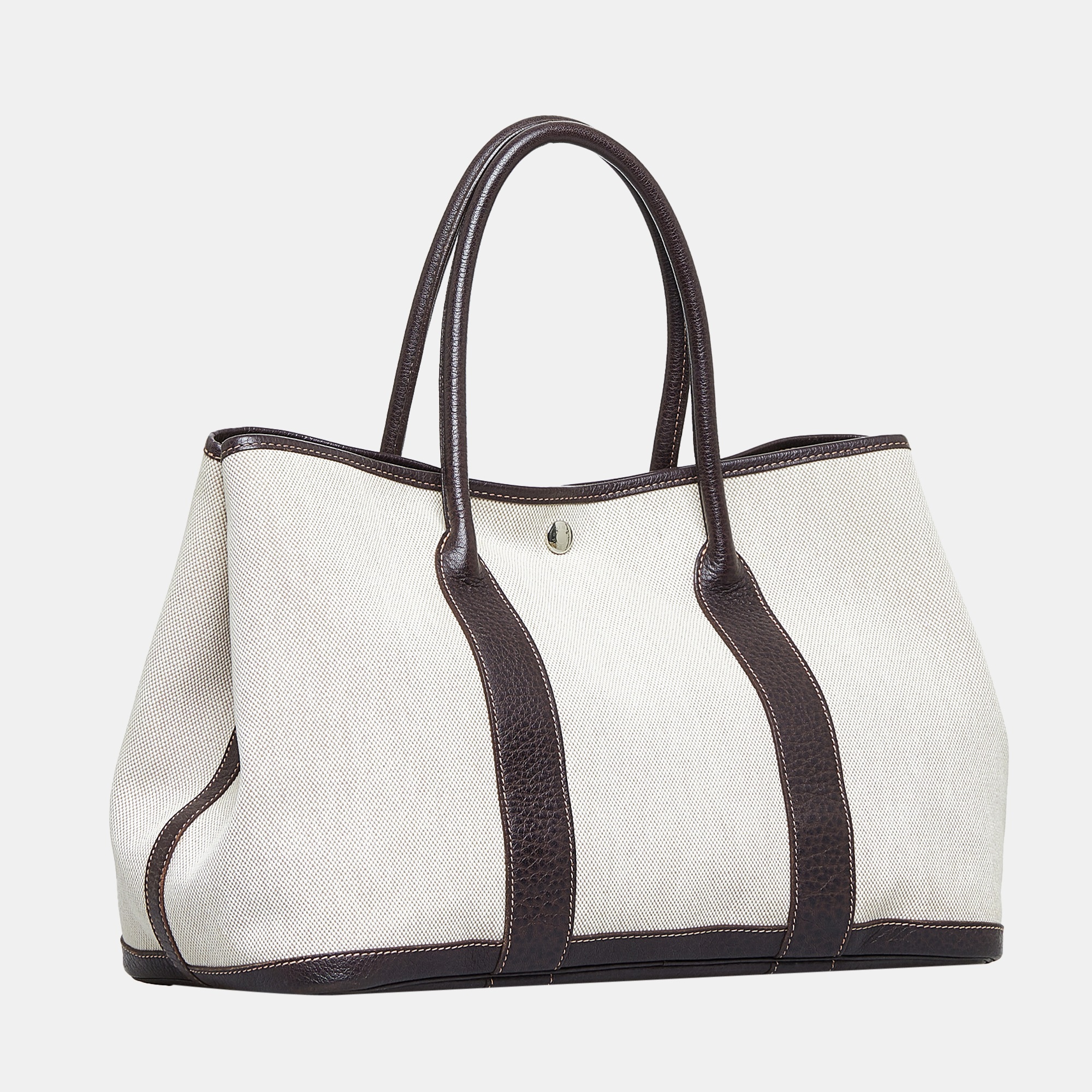 

Hermes Beige/Brown Garden Party PM