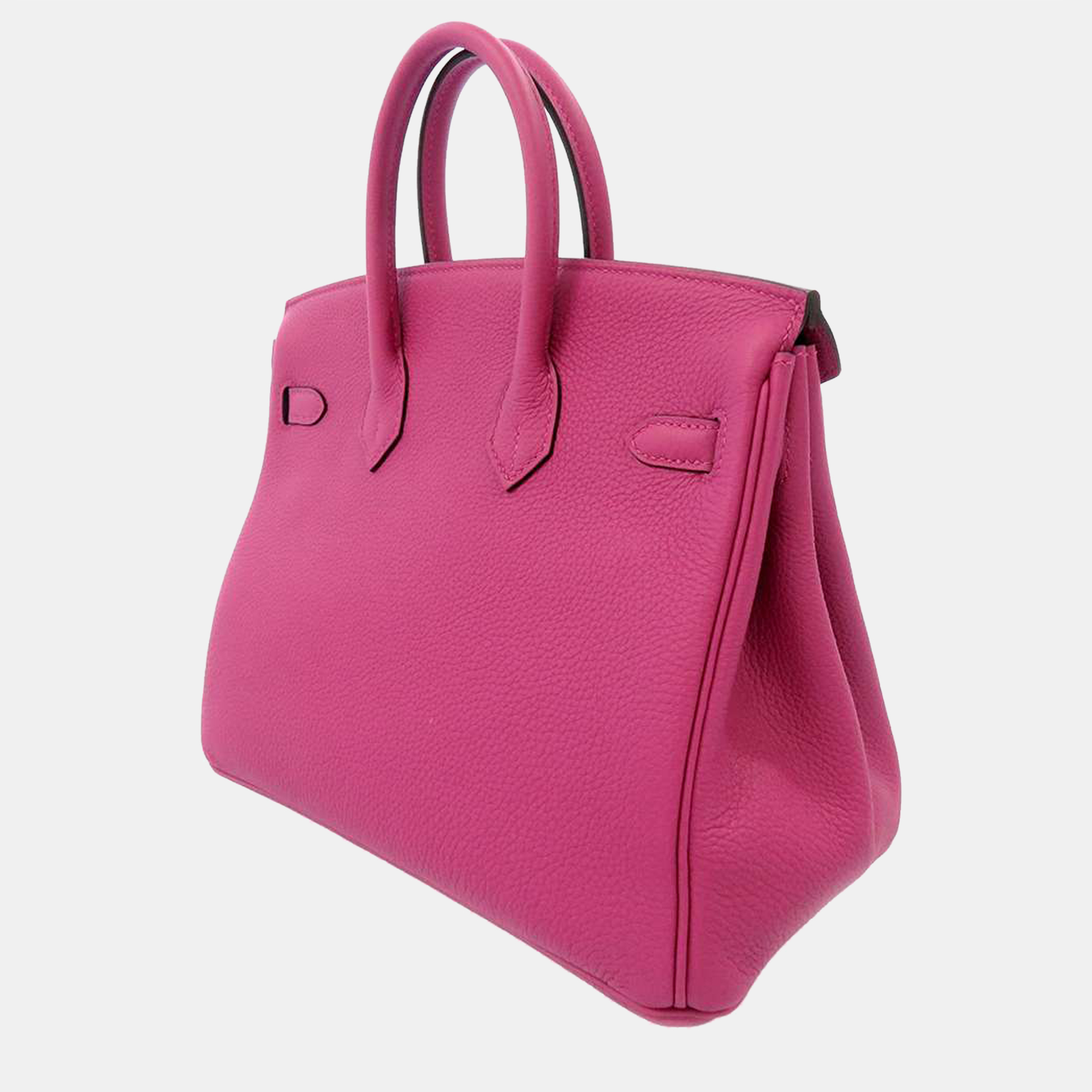 

Hermes Purple Togo Leather Palladium Hardware Birkin 25 Bag
