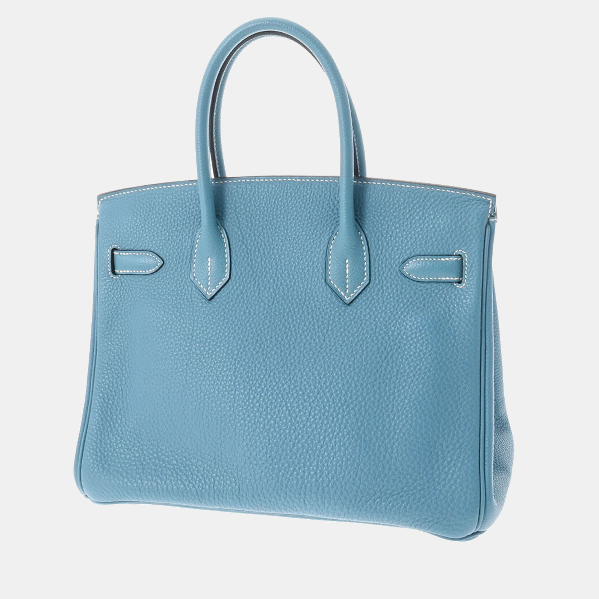 

Hermes Blue Togo Leather Palladium Hardware Birkin 30 Bag