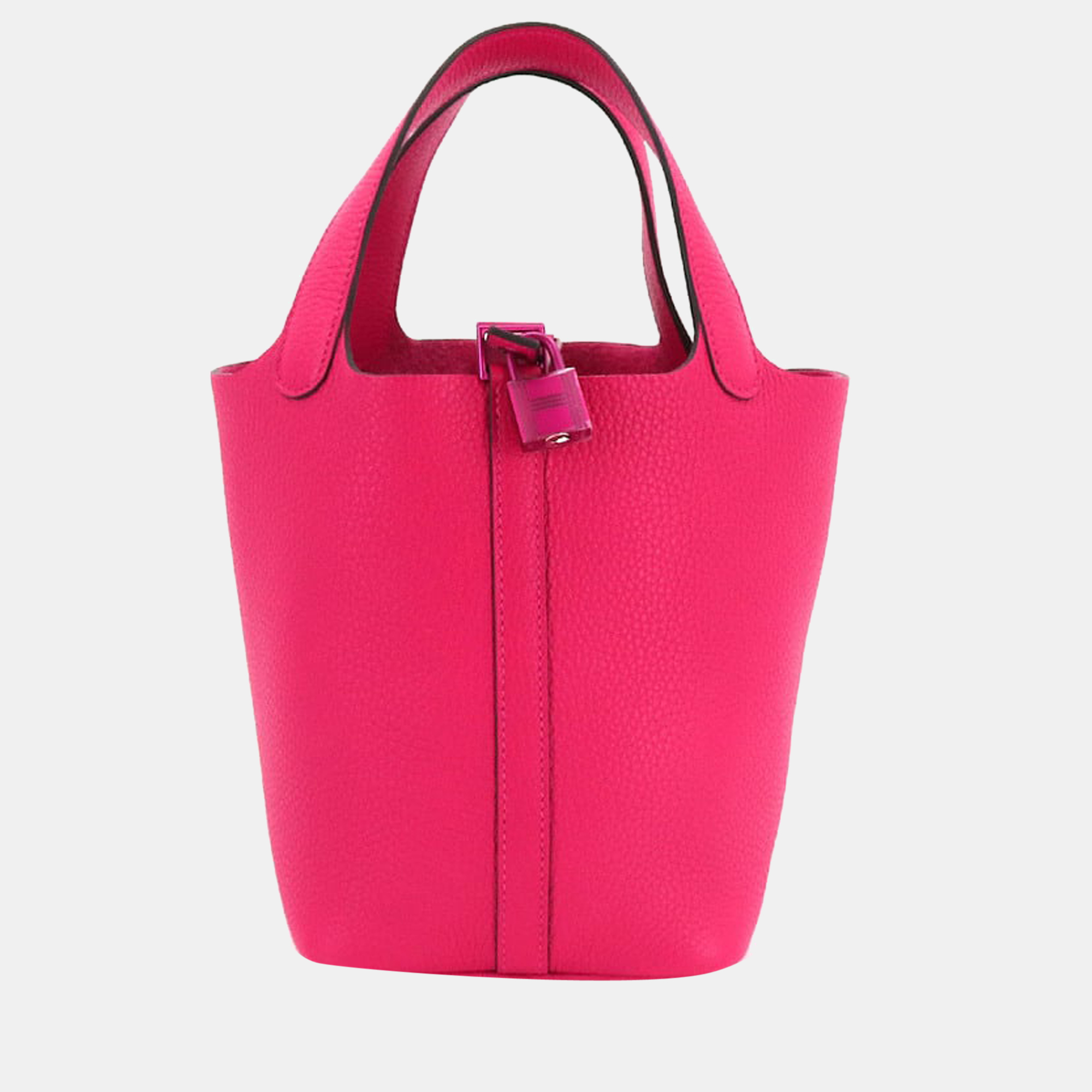 

Hermes Picotin Lock PM Monochrome So Pink Handbag Taurillon Clemence Rose Mexico U Engraved