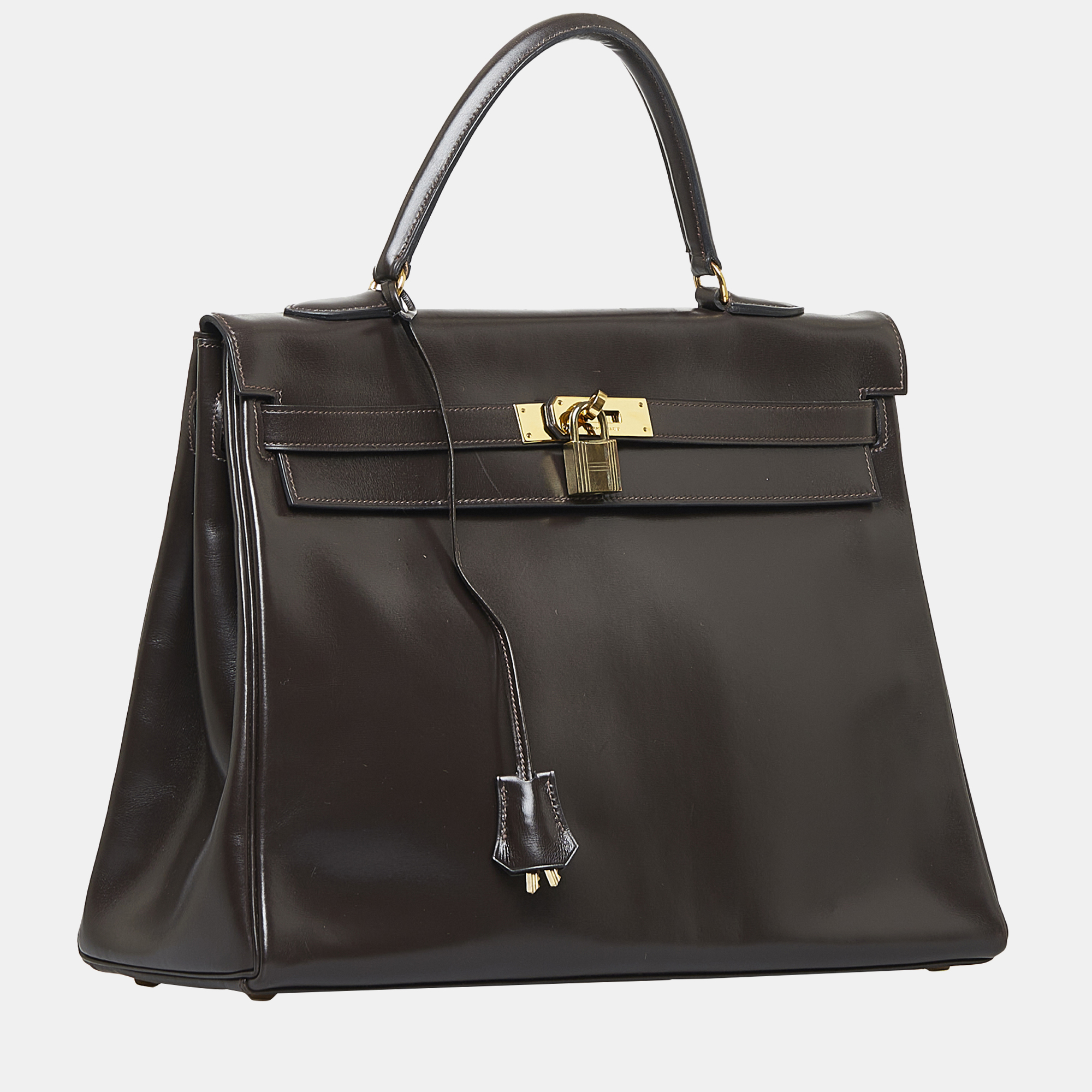 

Hermes Brown Box Calf Kelly 32