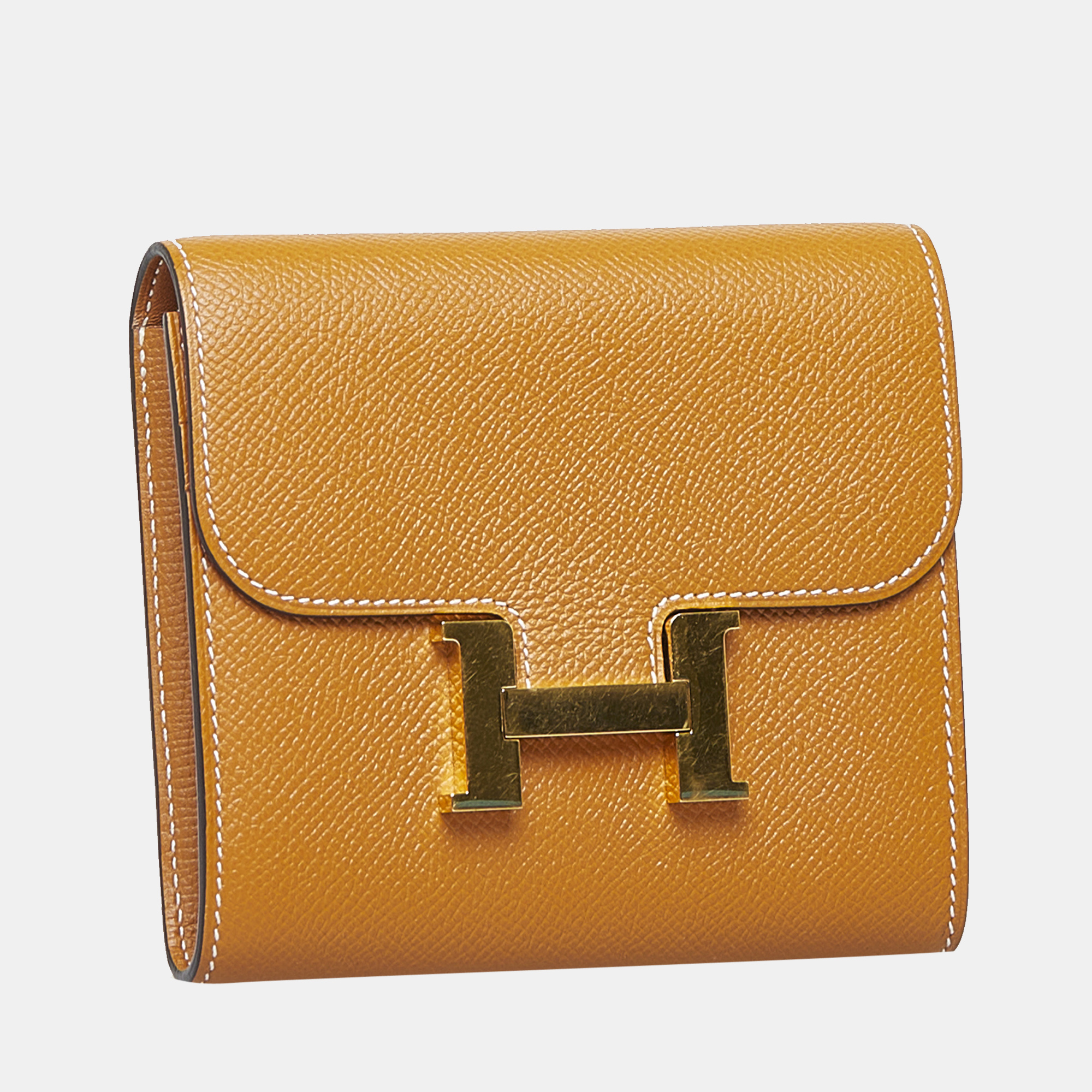 

Hermes Brown Epsom Constance Compact Wallet