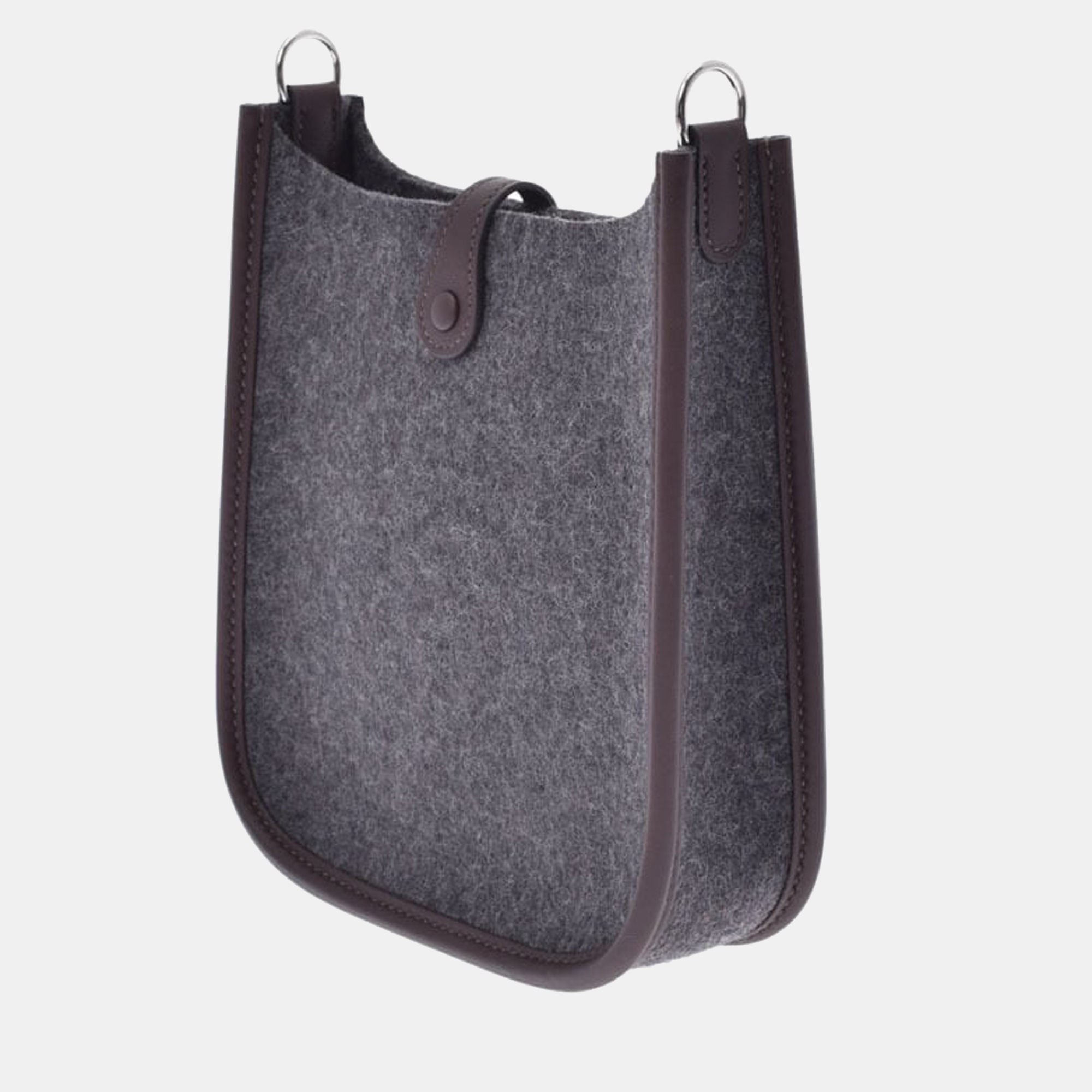 

Hermes Evelyn TPM Gray Palladium Metal Fittings U Engraved (around 2022) Women's Felt Shoulder Bag, Black